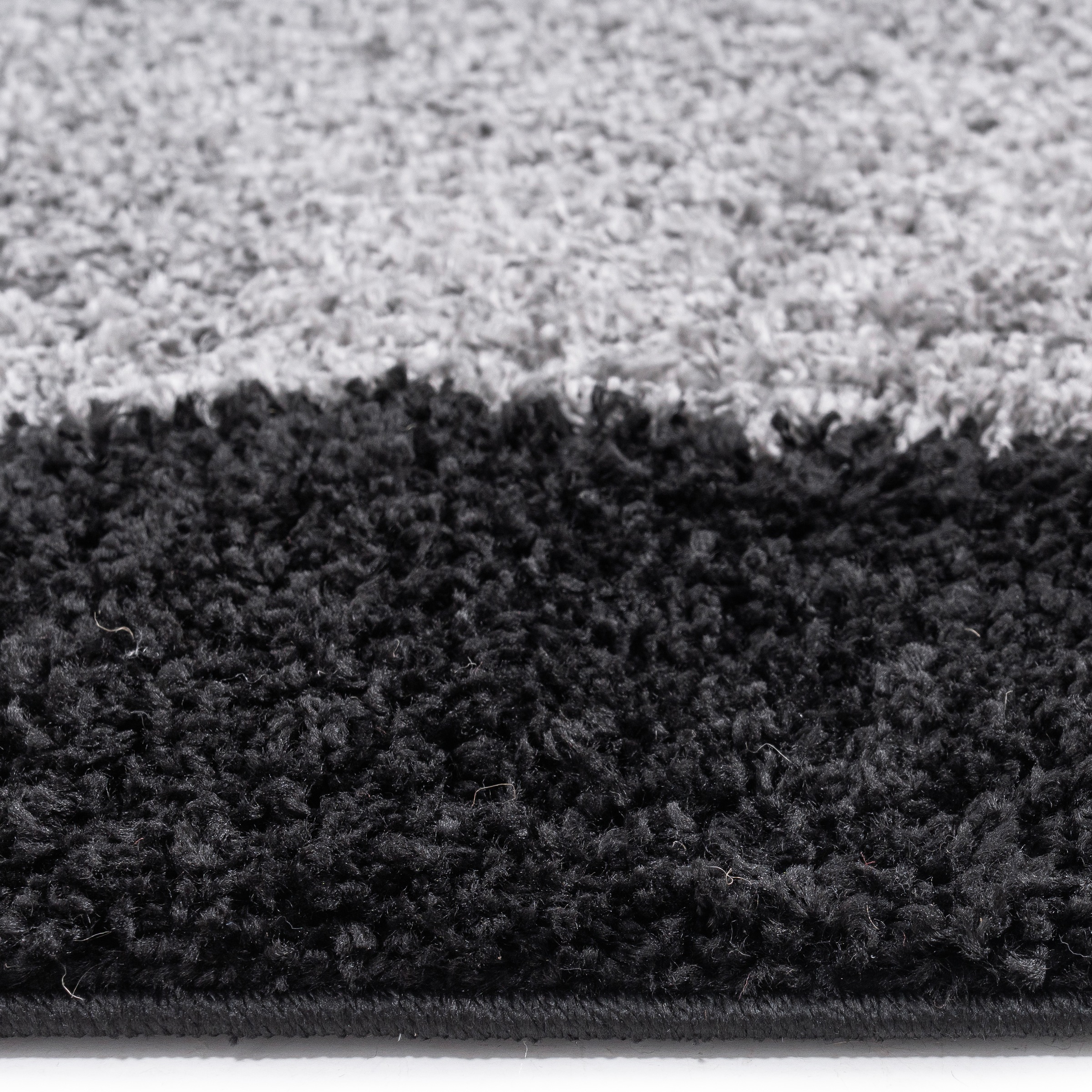 OTTO home Hochflor-Teppich »Liams« rechteckig 30 mm Höhe mit Bordüre, besonders weich und kuschelig, Wohnzimmer, Schlafzimmer