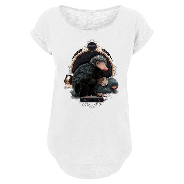 F4NT4STIC T-Shirt »Phantastische Tierwesen Baby Nifflers«, Damen,Premium  Merch,Lang,Longshirt,Bedruckt für kaufen | BAUR