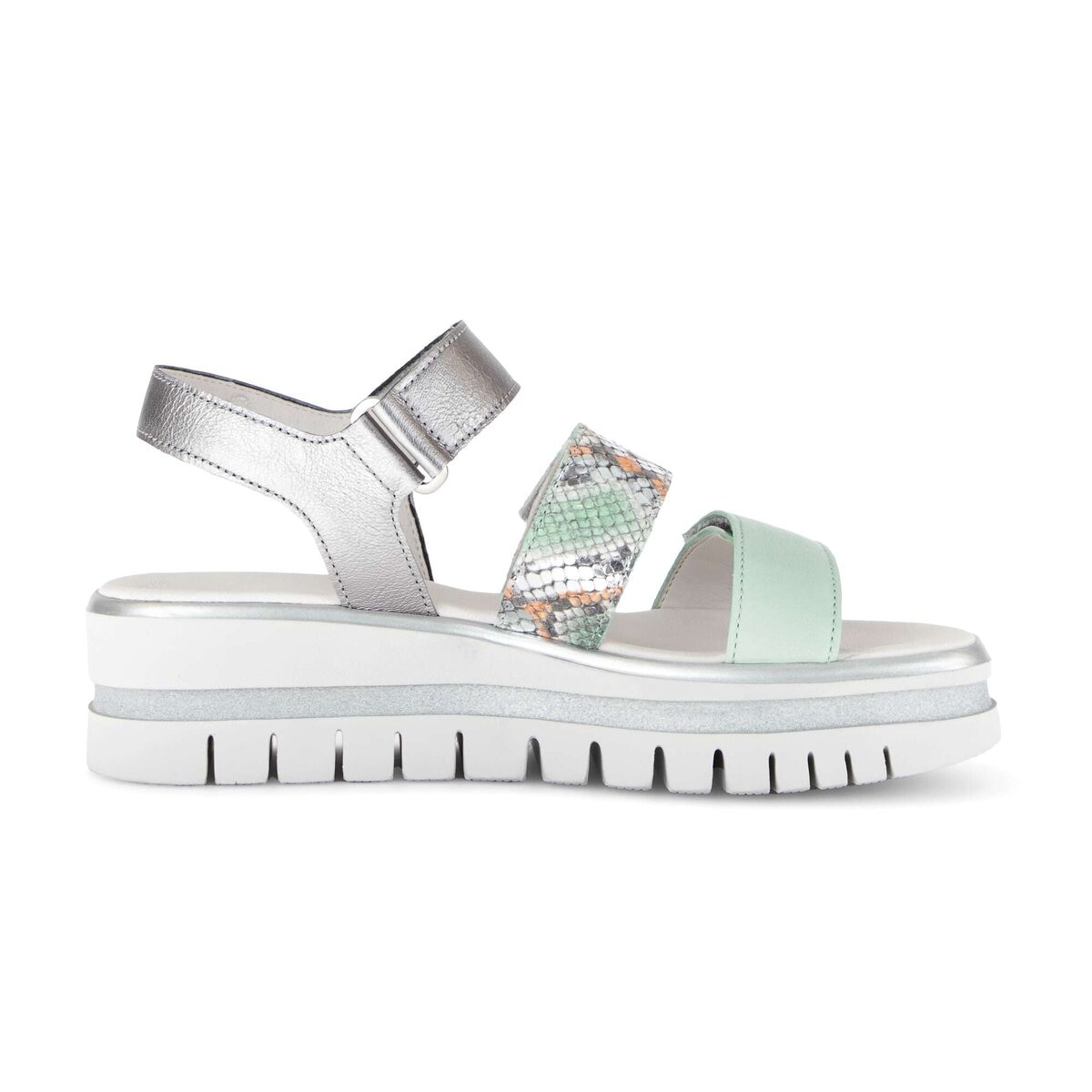 Gabor Plateausandaletten »Plateau Sandale Materialmix Leder«