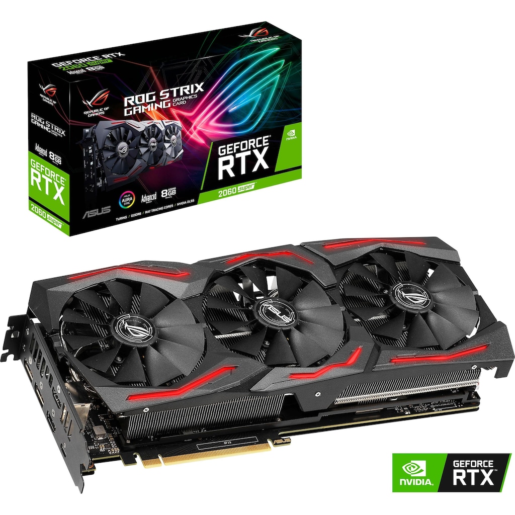 Asus Grafikkarte »ROG STRIX RTX 2060S A8G GAMING«, 8 GB, GDDR6