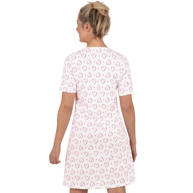 Trigema Nachthemd »TRIGEMA Nachthemd mit herzigem Allover-Print« ▷ für |  BAUR