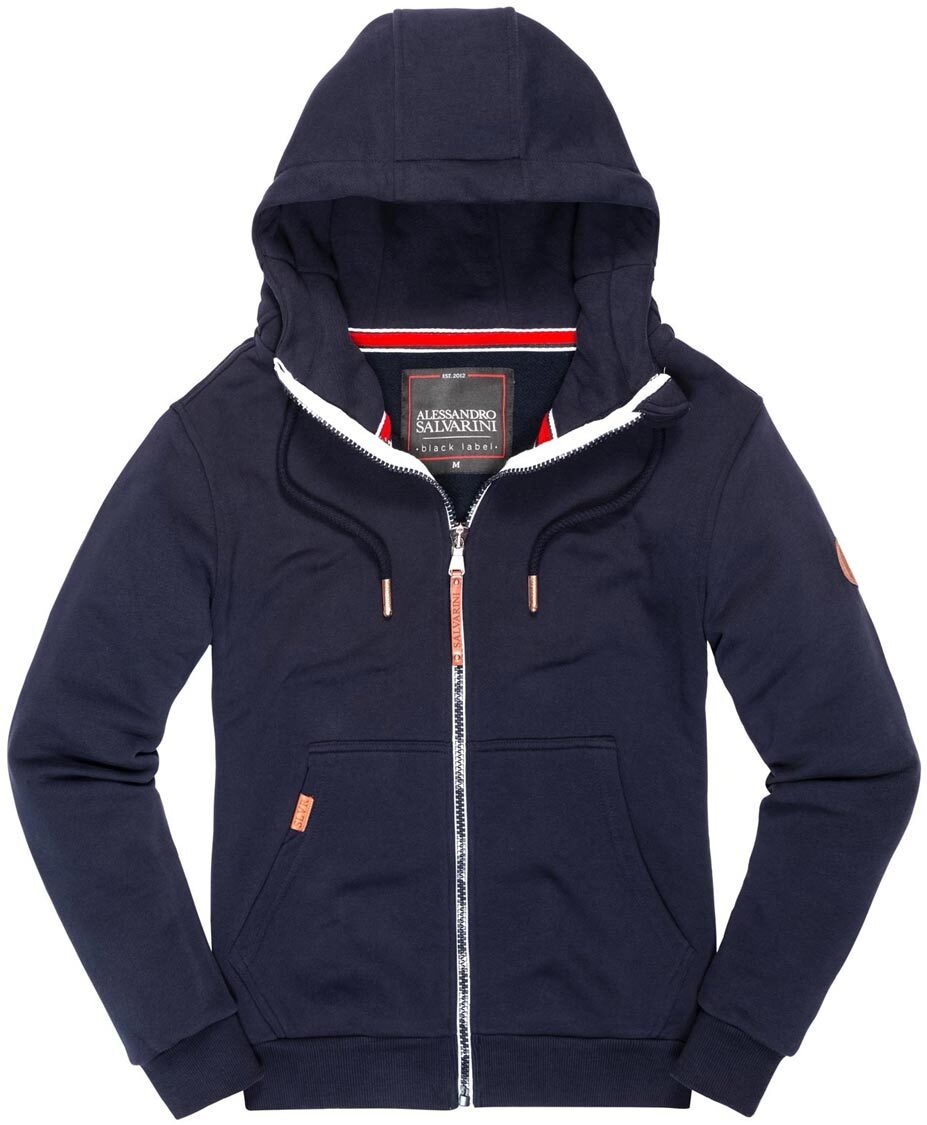 Alessandro Salvarini Sweatjacke »ASGeenio«, mit hohem Kragen