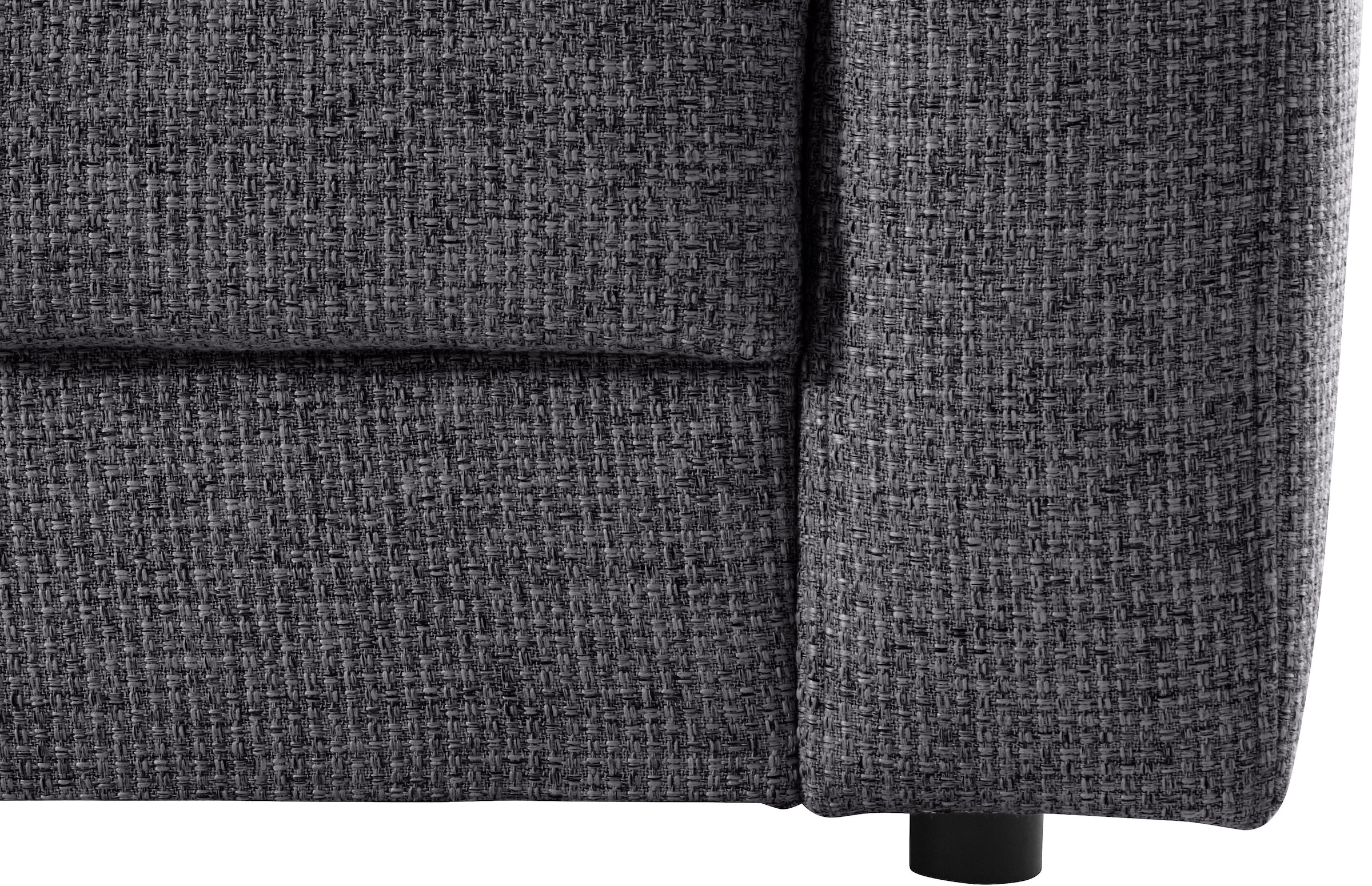 Places of Style Ecksofa »Bloomfield, L-Form«, extra tiefe Sitzfläche, wahlweise mit Sitztiefenverstellung