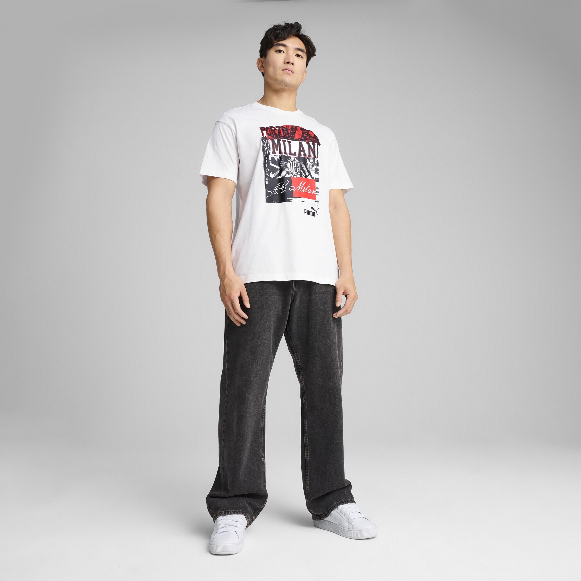 PUMA T-Shirt »AC Milan ftblNRGY+ T-Shirt Herren«