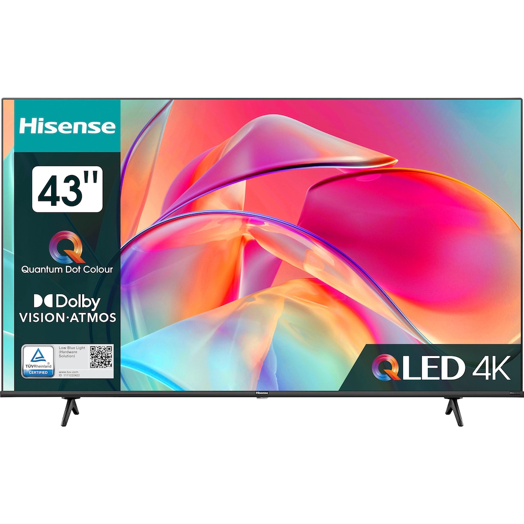 Hisense QLED-Fernseher »43E77KQ«, 108 cm/43 Zoll, 4K Ultra HD, Smart-TV