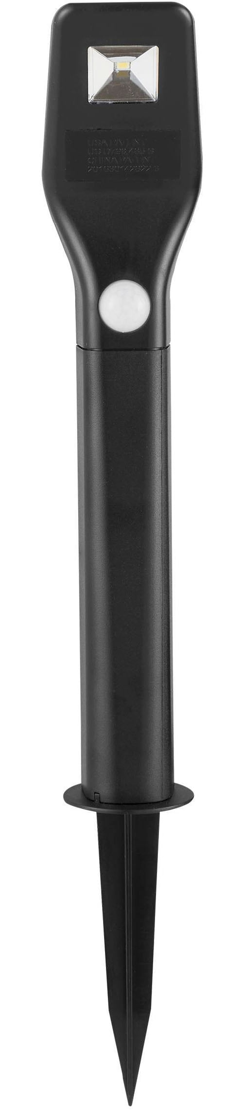 EGLO LED Solarleuchte »Z_Solar Solarleuchte, Außenleuchte, Außenbeleuchtung. Erdspiess, Lampe« LED-Modul 1 Stk. Kaltweiß Solarlampe mit Sensor, in schwarz, Außenlampe, Lampe