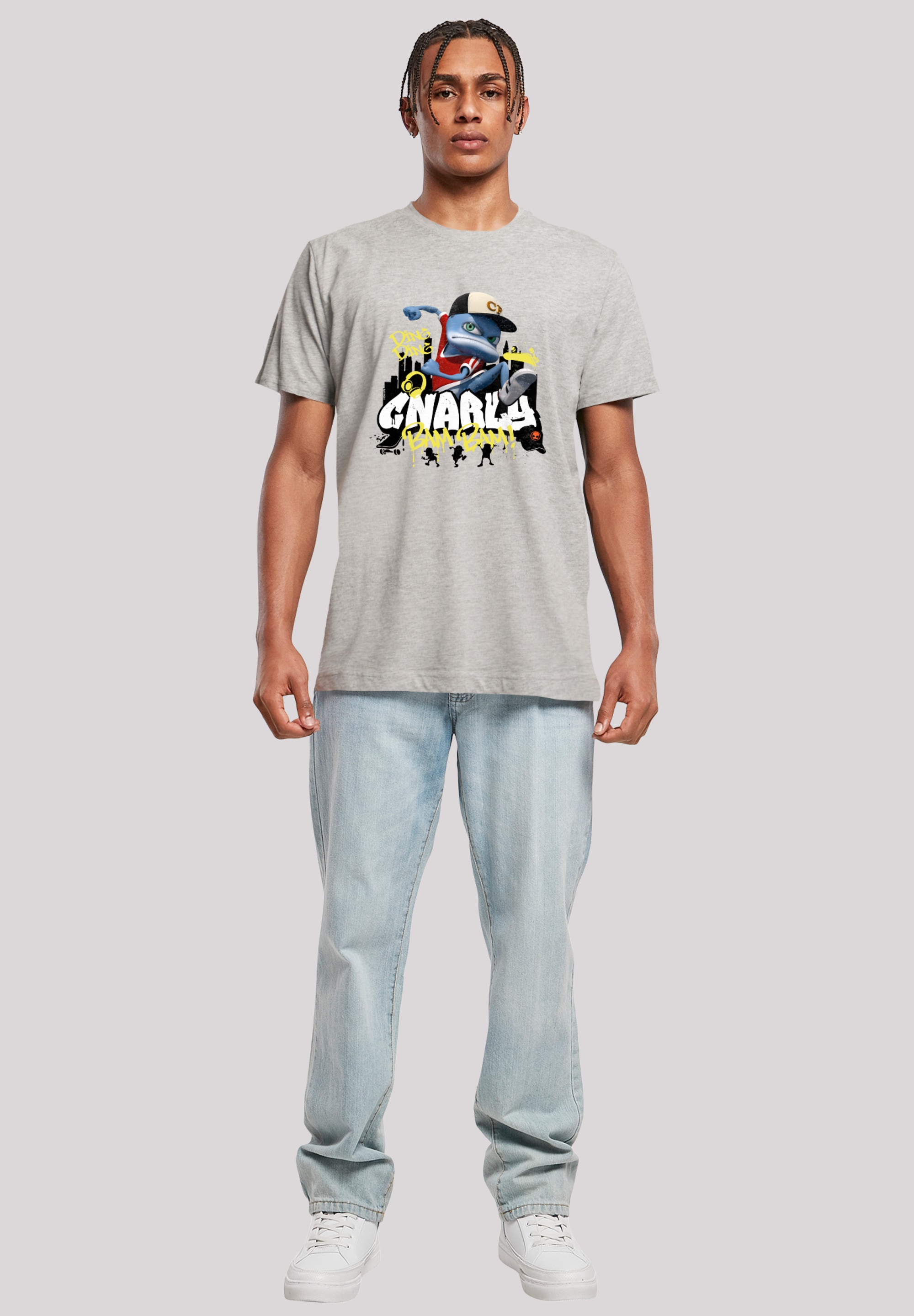 F4NT4STIC T-Shirt »Crazy Frog Gnarly Bam Bam«, Premium Qualität