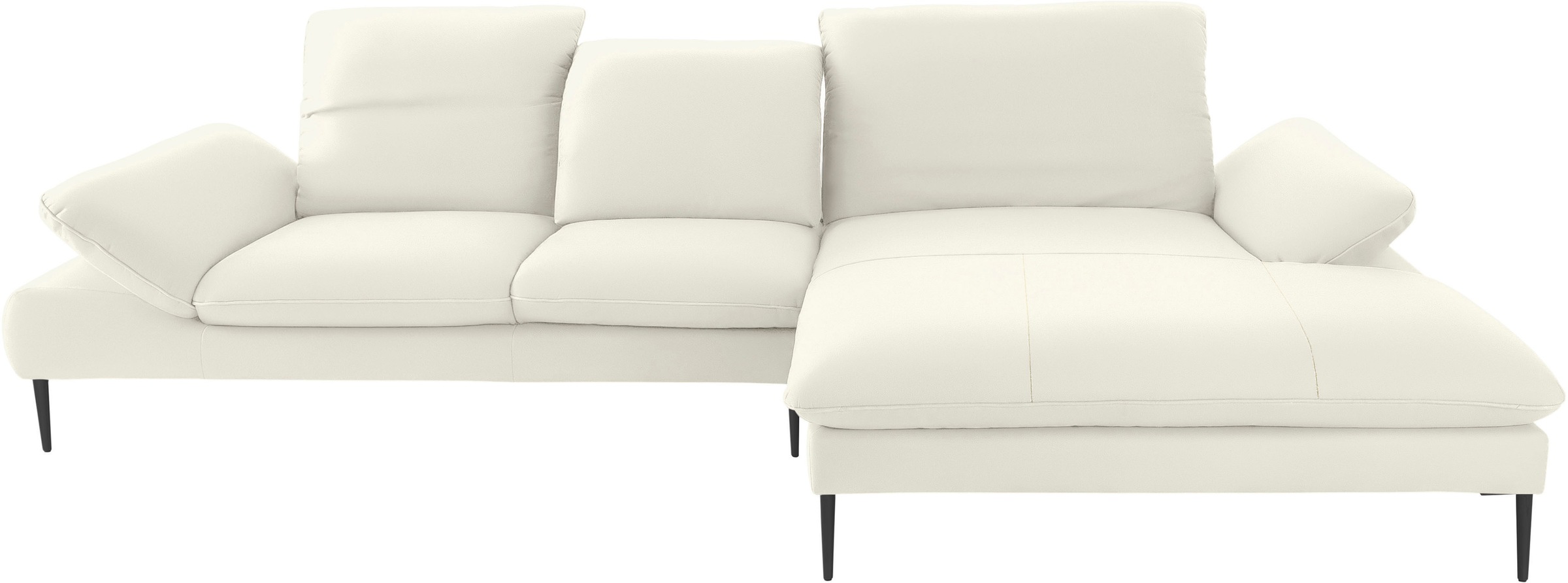 Thumbnail - W.SCHILLIG Ecksofa "enjoy&MORE, Designsofa, bequem, zeitlos und elegant, L-Form" Sitztiefenverstellung, Füße schwarz pul...