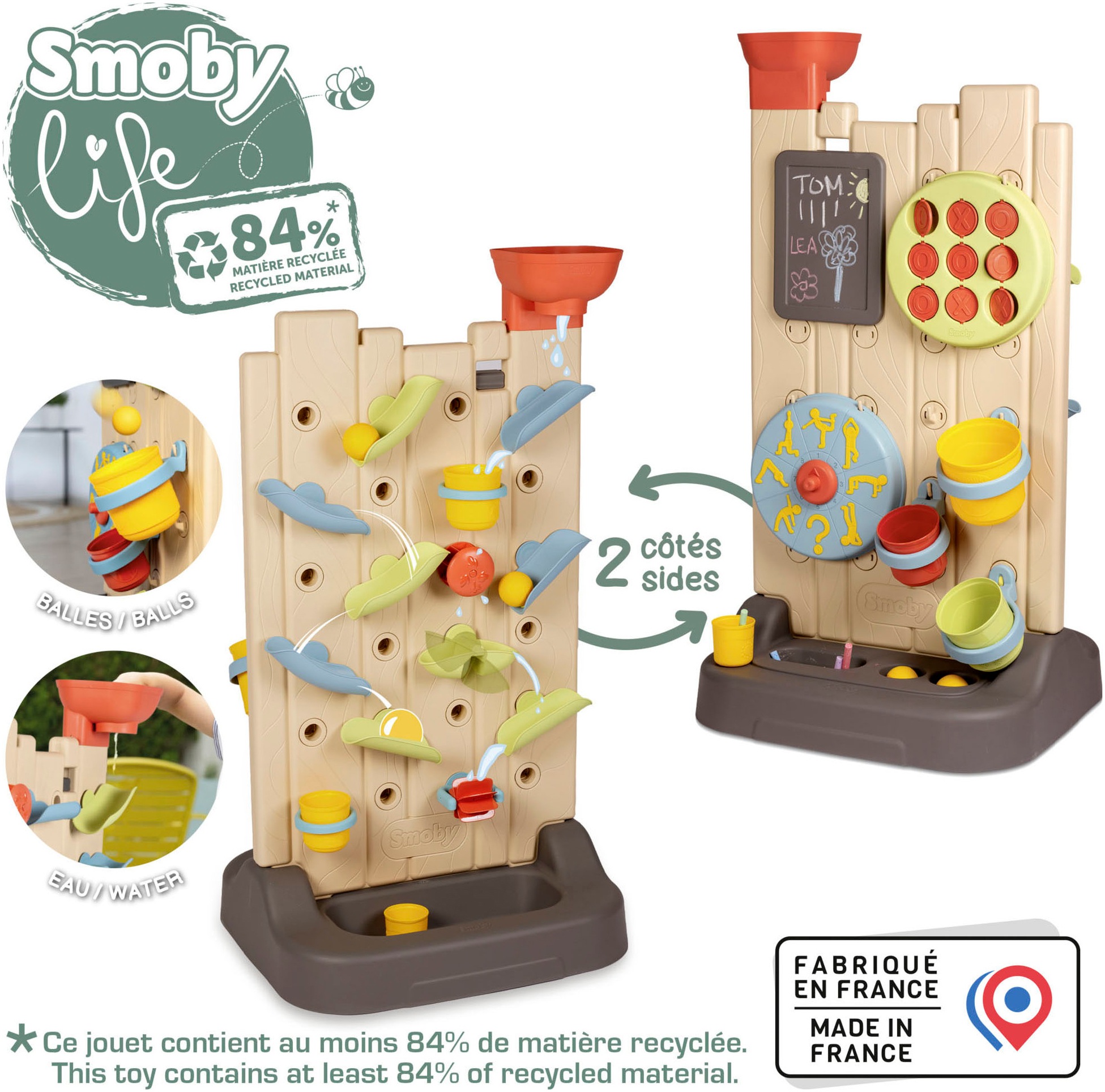 Smoby Spielcenter »Smoby Life, Activity Wall 6-in-1«, Made in Europe