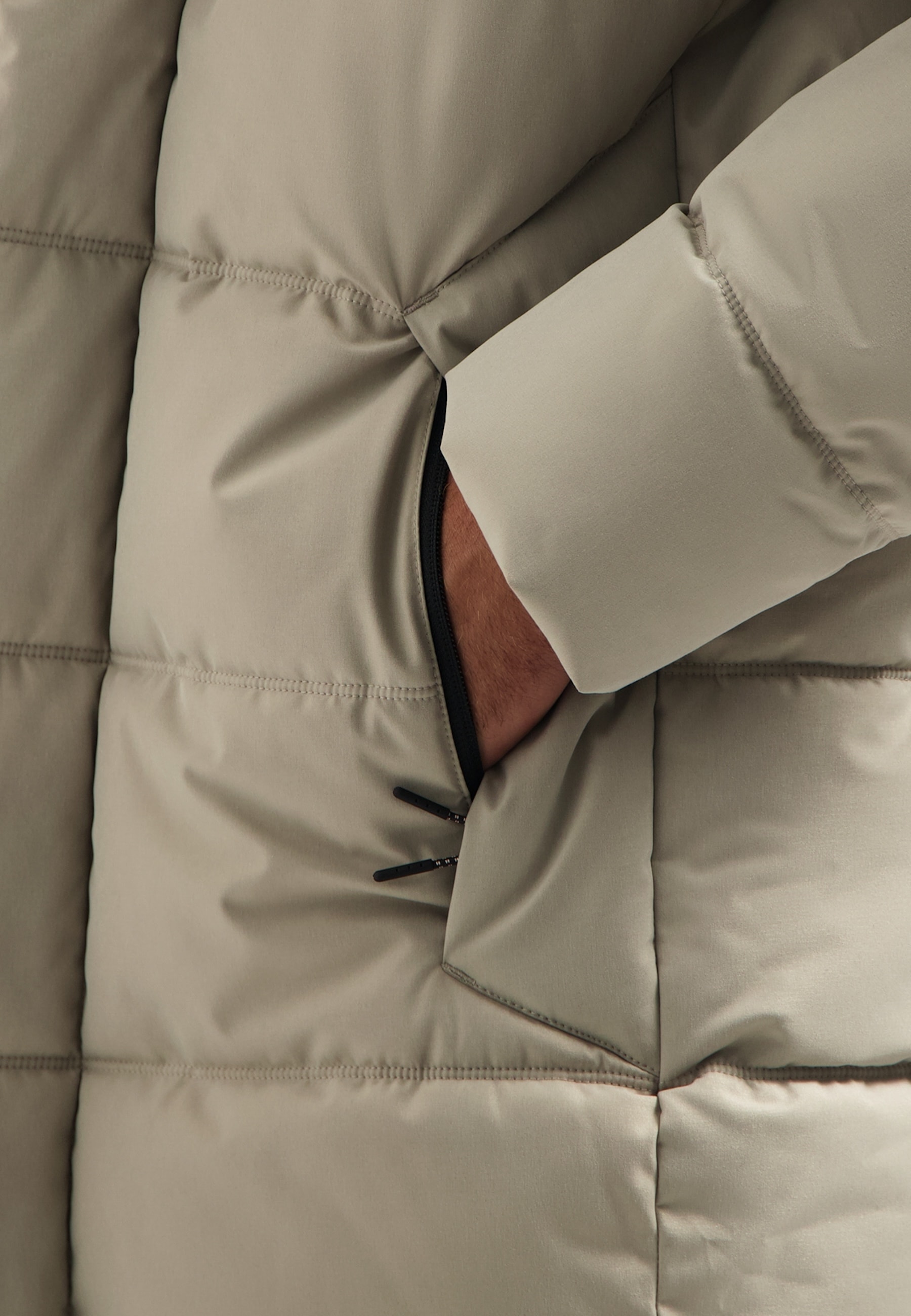NO EXCESS Parka »No Excess Langer Steppparka«