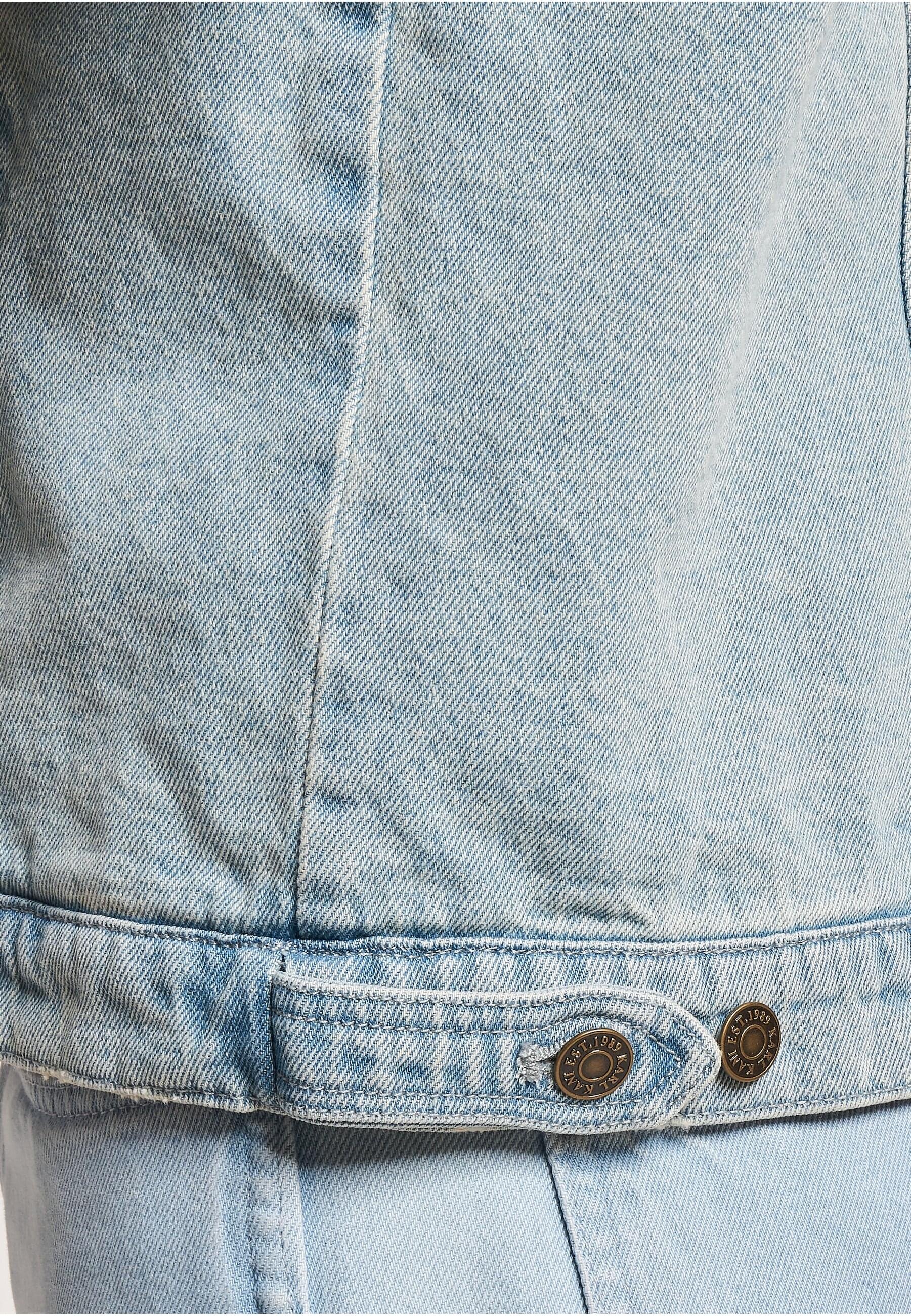 Karl Kani Trainingsjacke »Karl Kani Herren KM234-026-1 KK OG Denim Trucker Jacket«, (1 St.), ohne Kapuze