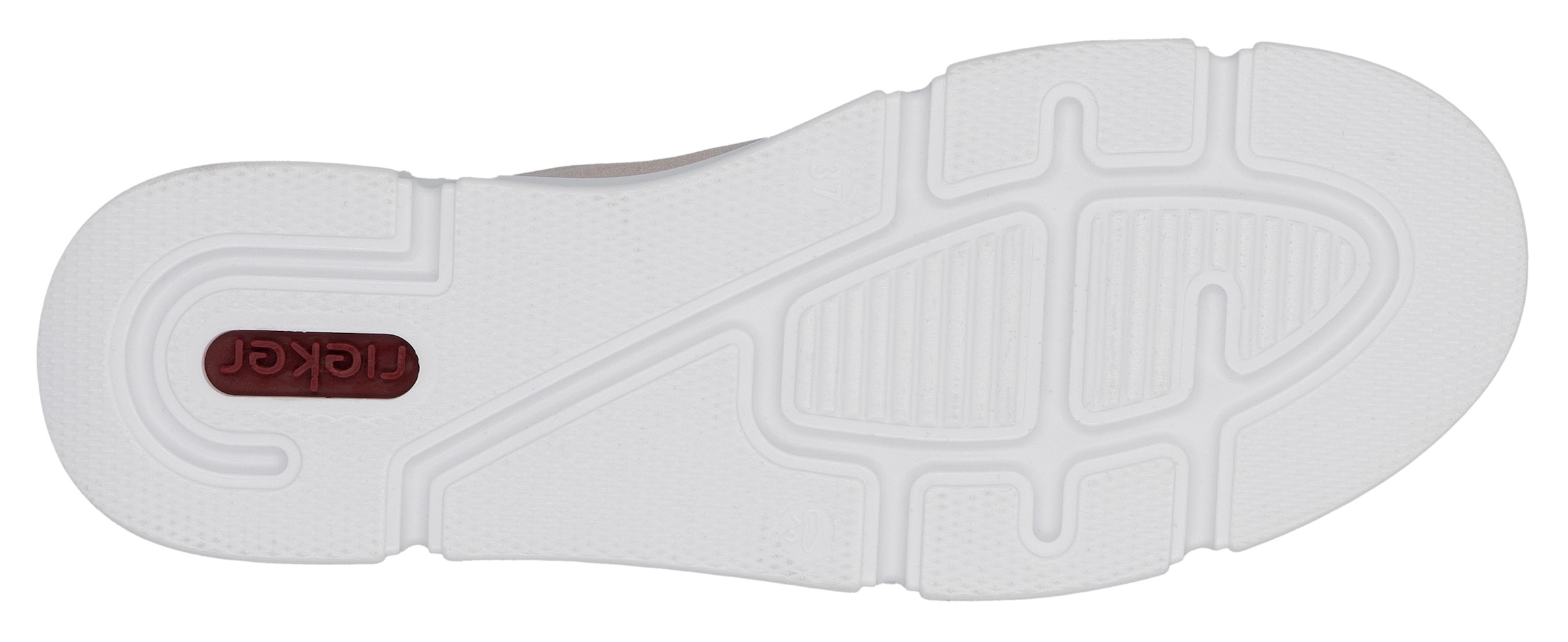 Rieker Plateausneaker, Freizeitschuh, Halbschuh, Schnürschuh mit Reißverschluss