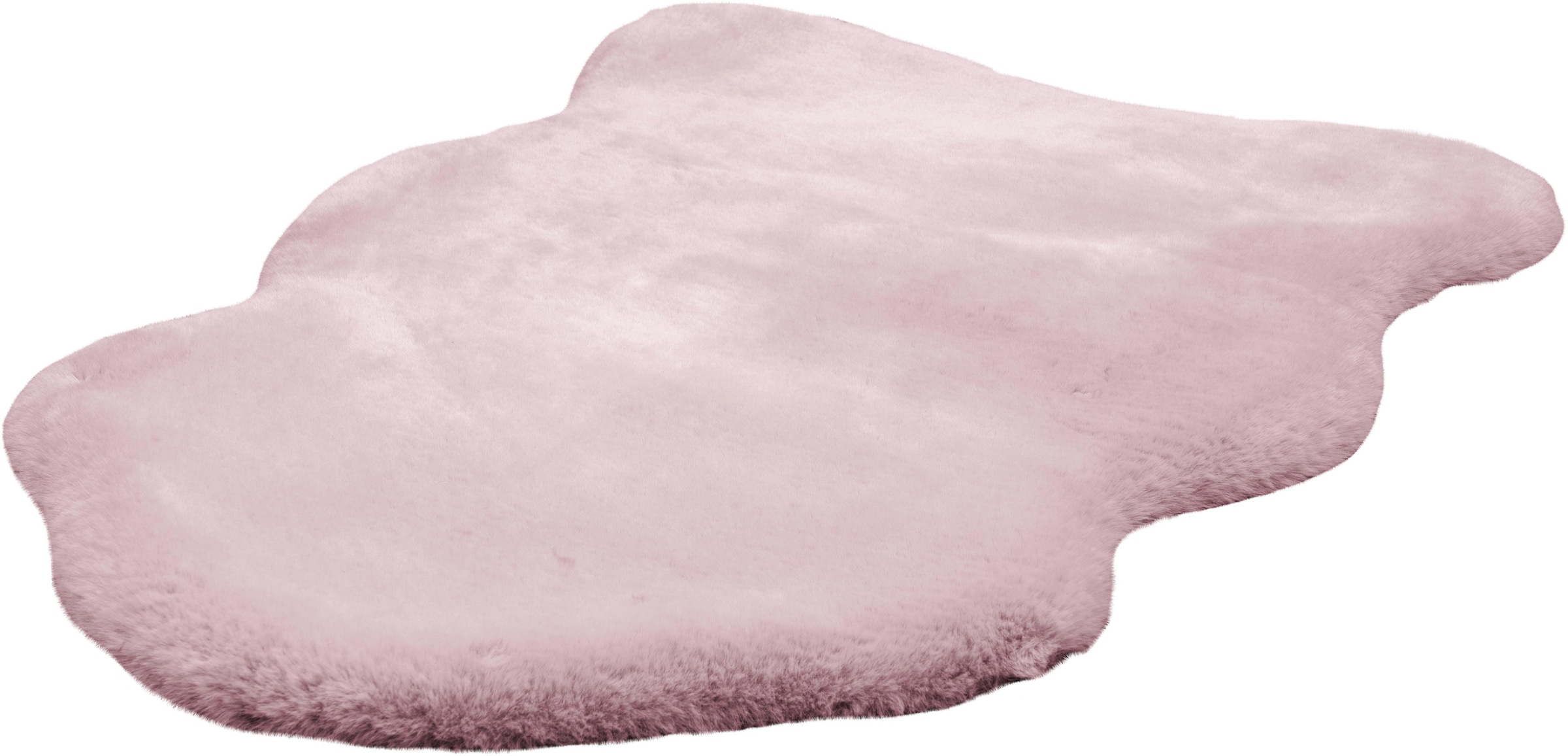 Arte Espina Fellteppich »Rabbit 200«, fellförmig, 35 mm Höhe, Kunstfell, Kannichenfell Haptik, weich, Wohnzimmer alle Räume,Hochflor
