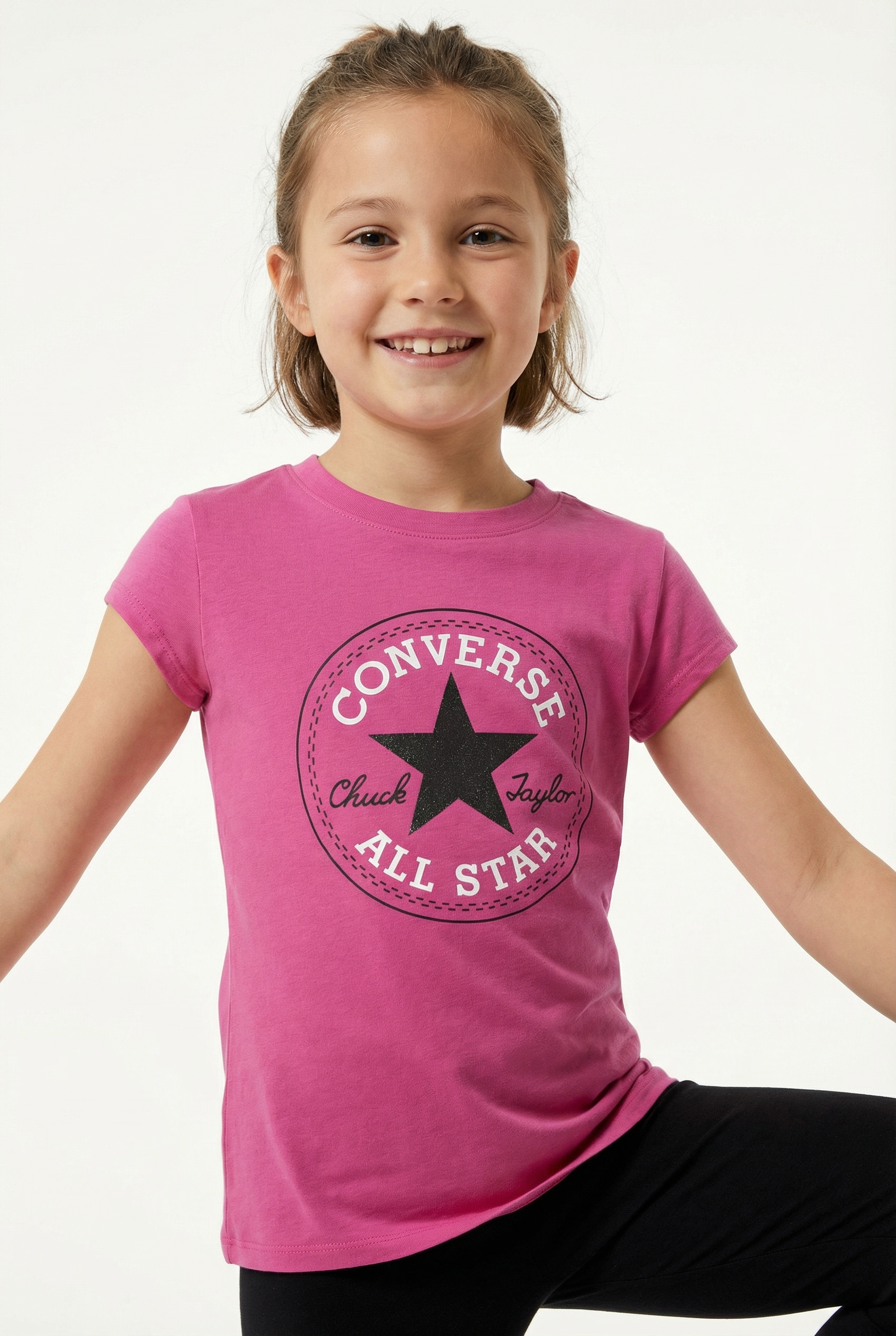 Converse T-Shirt »CNVG TIMELS CHUCK PATCH TEE« für Kinder, sportlicher Stil, Rundhalsausschnitt
