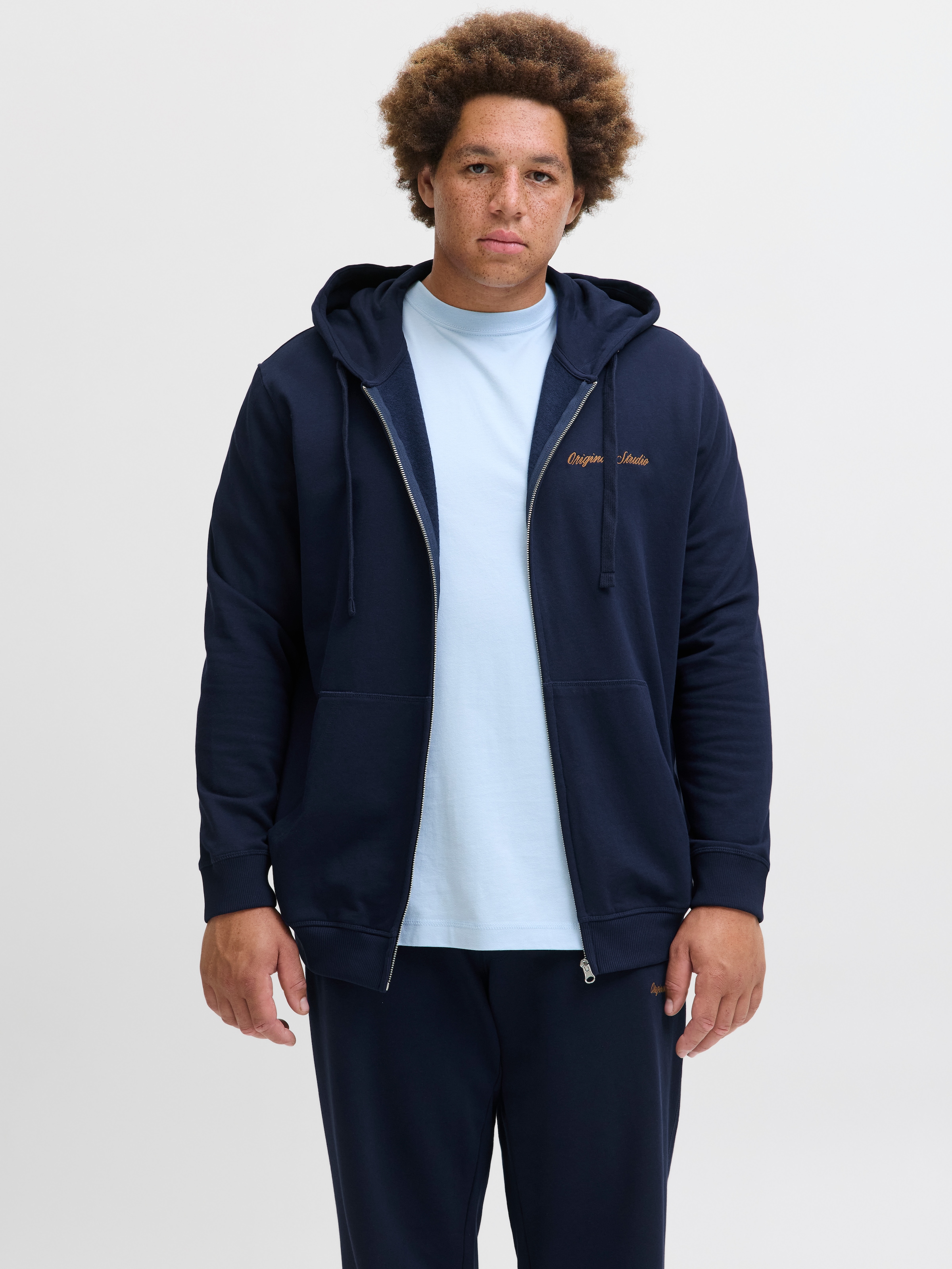 Jack & Jones PlusSize Kapuzensweatshirt "JORNORREBRO EMB SWEAT ZIP HOOD PLS günstig online kaufen