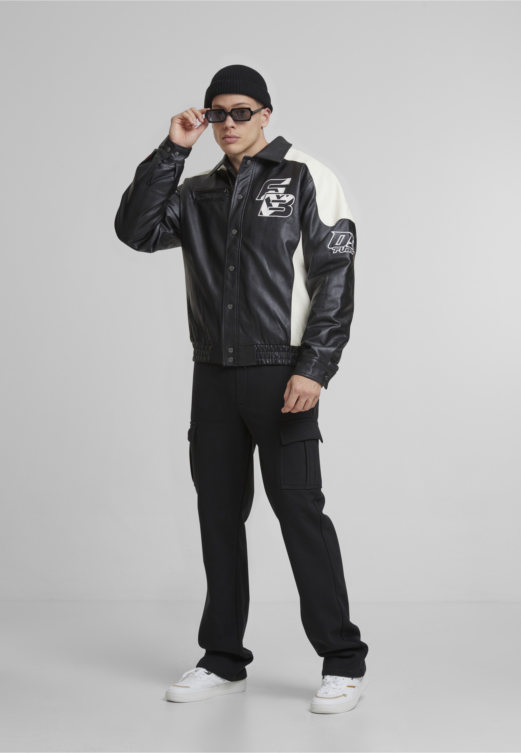 Fubu Collegejacke »Fubu FM243-001-1 Fubu Corporate Jacket« 1 Stk. tlg. ohne Kapuze