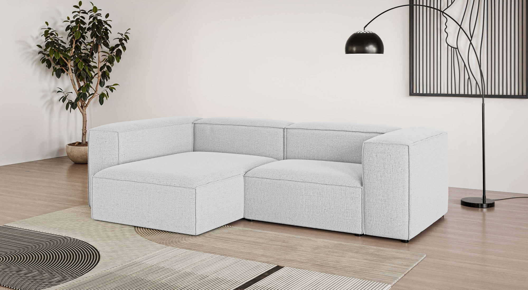 OTTO home Ecksofa "HAILY L-Form links/rechts, Modularsofa, Sitztiefe 70/130 cm" als Modul oder separat verwendbar, für individuelle Zusammenstellung