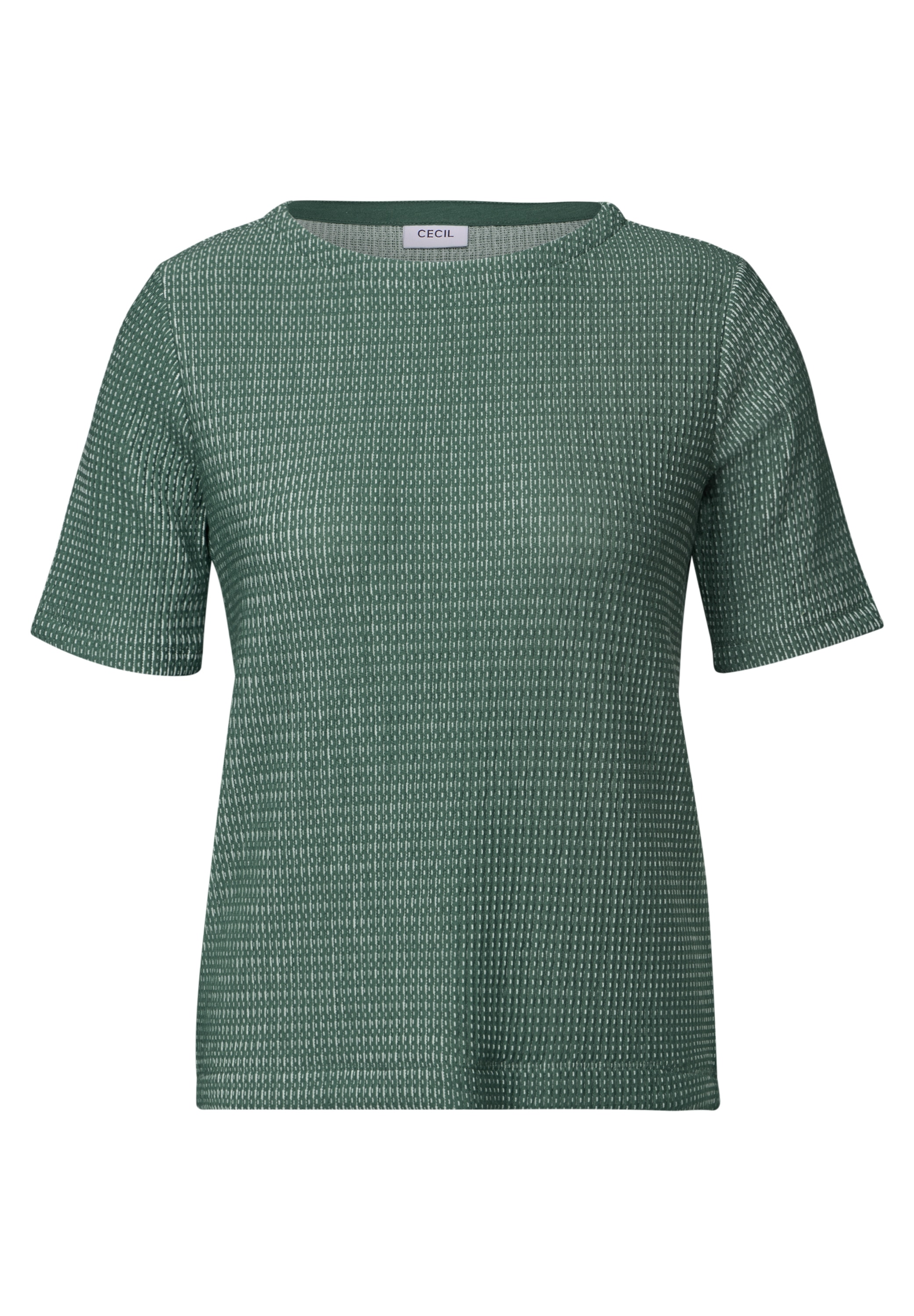 Cecil T-Shirt aus softem Materialmix