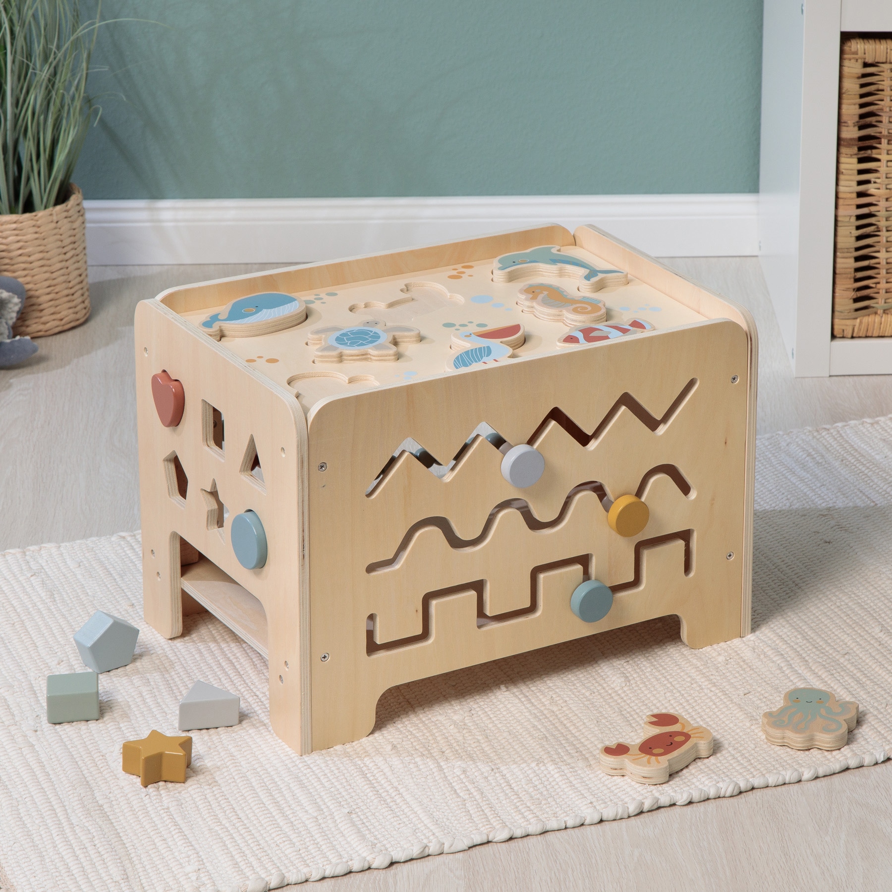 MUSTERKIND® Spielcenter »Motorik-Center Abelia, Ocean«, aus Holz