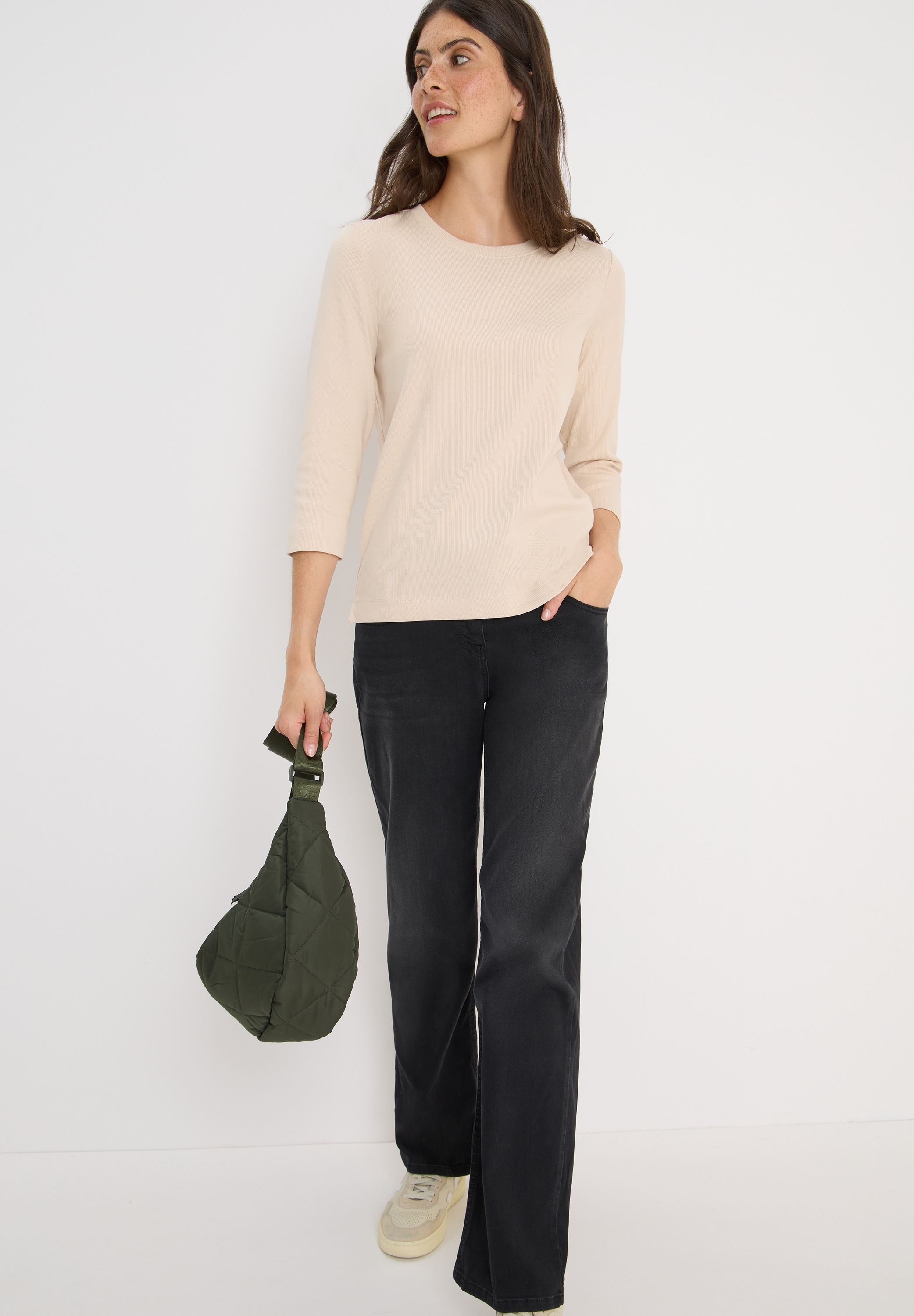 Cecil 3/4-Arm-Shirt, mit 3/4-Ärmel