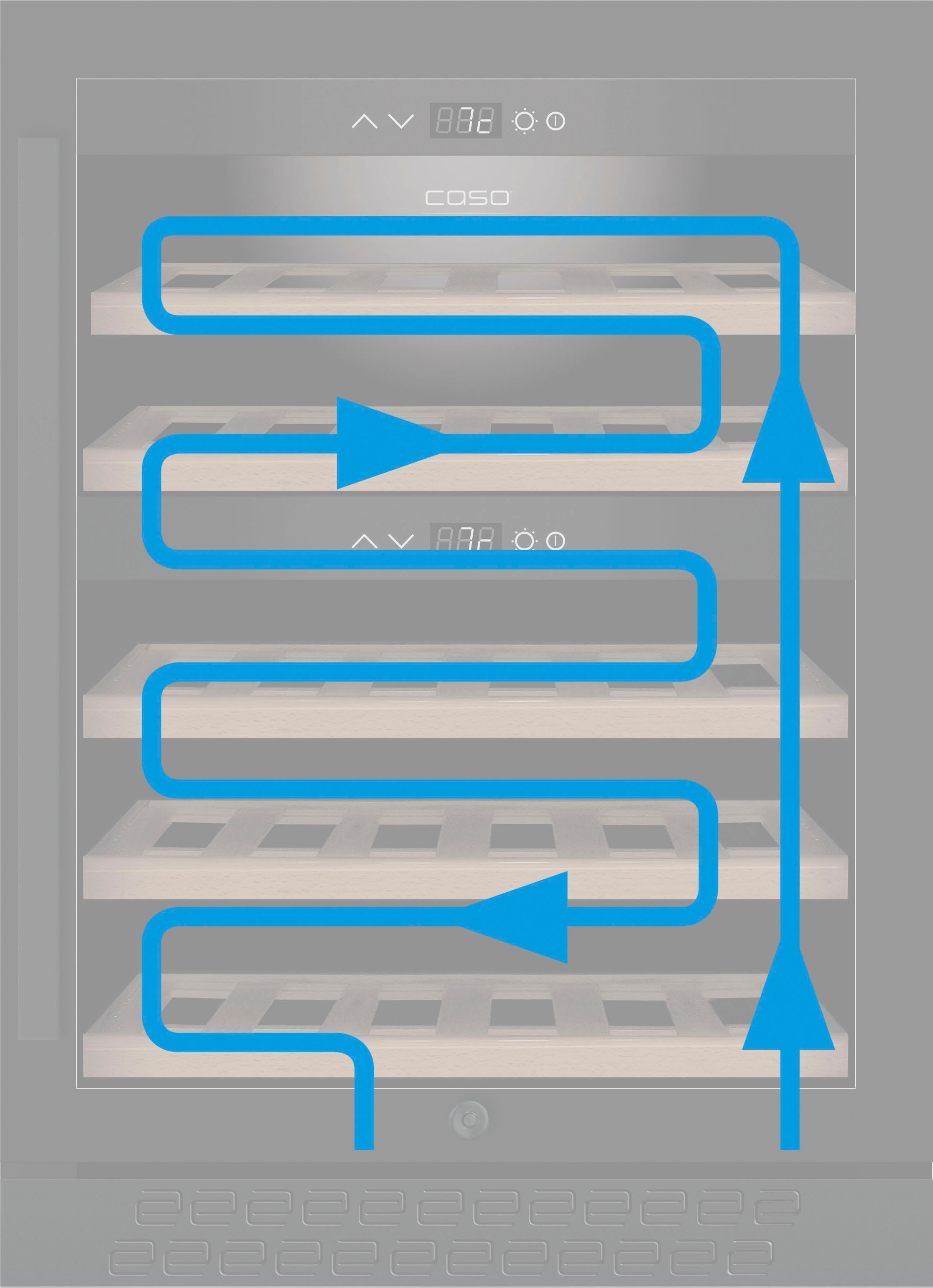 Thumbnail - Caso Weinkühlschrank "773 WineChef Pro 40" für 40 Stk. Standardflaschen á 075l