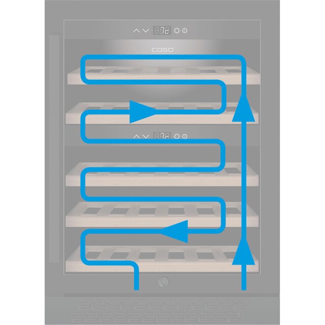 Caso Weinkühlschrank »773 WineChef Pro 40«, für 40 Standardflaschen á 075l  | BAUR