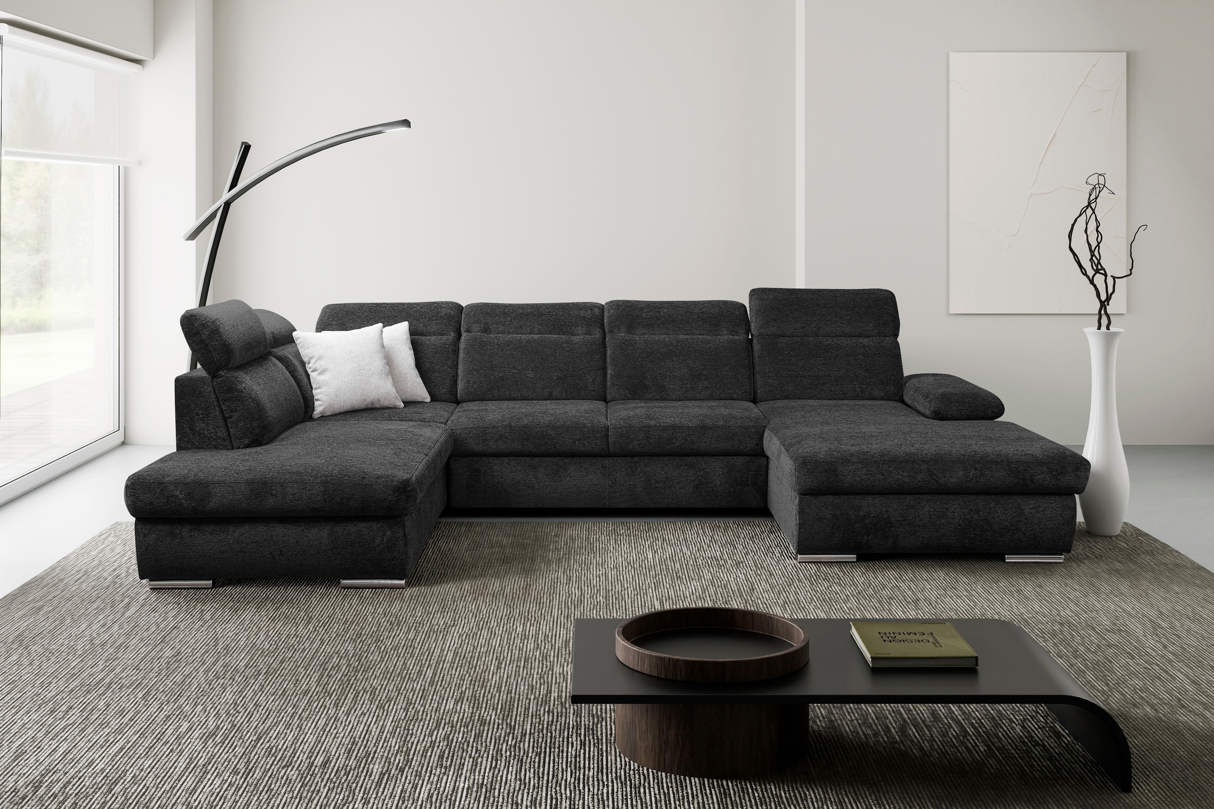 WERK2 Wohnlandschaft "Cordoba inkl. Bett, Bettkasten und Kopfteilfunktion, günstig online kaufen
