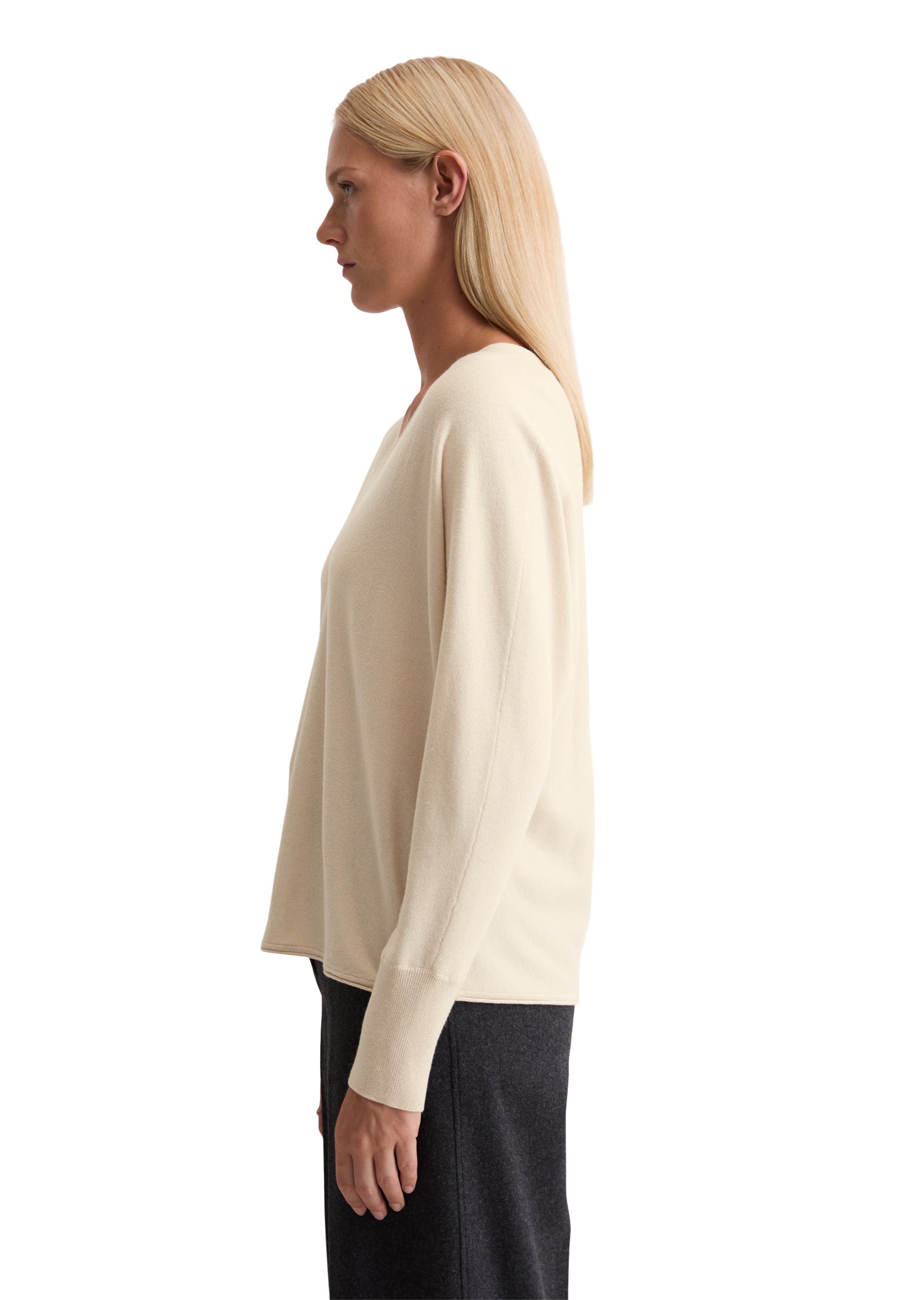 Marc OPolo Strickpullover "aus weichem Schurwolle-Viskose-Mix" günstig online kaufen