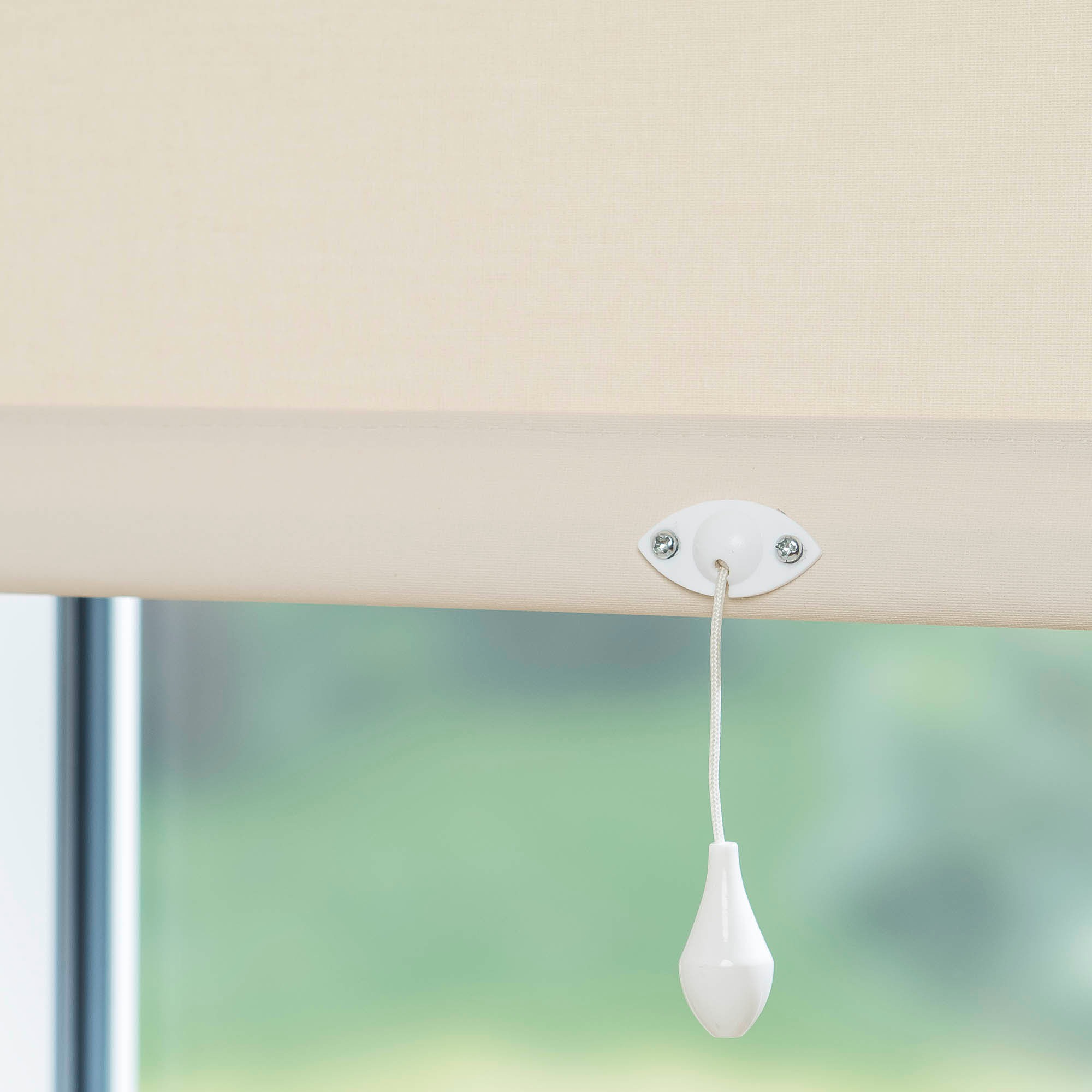 Liedeco Springrollo »Uni«, Lichtschutz, mit Bohren, freihängend, Rollowelle 36 mm, starke Feder