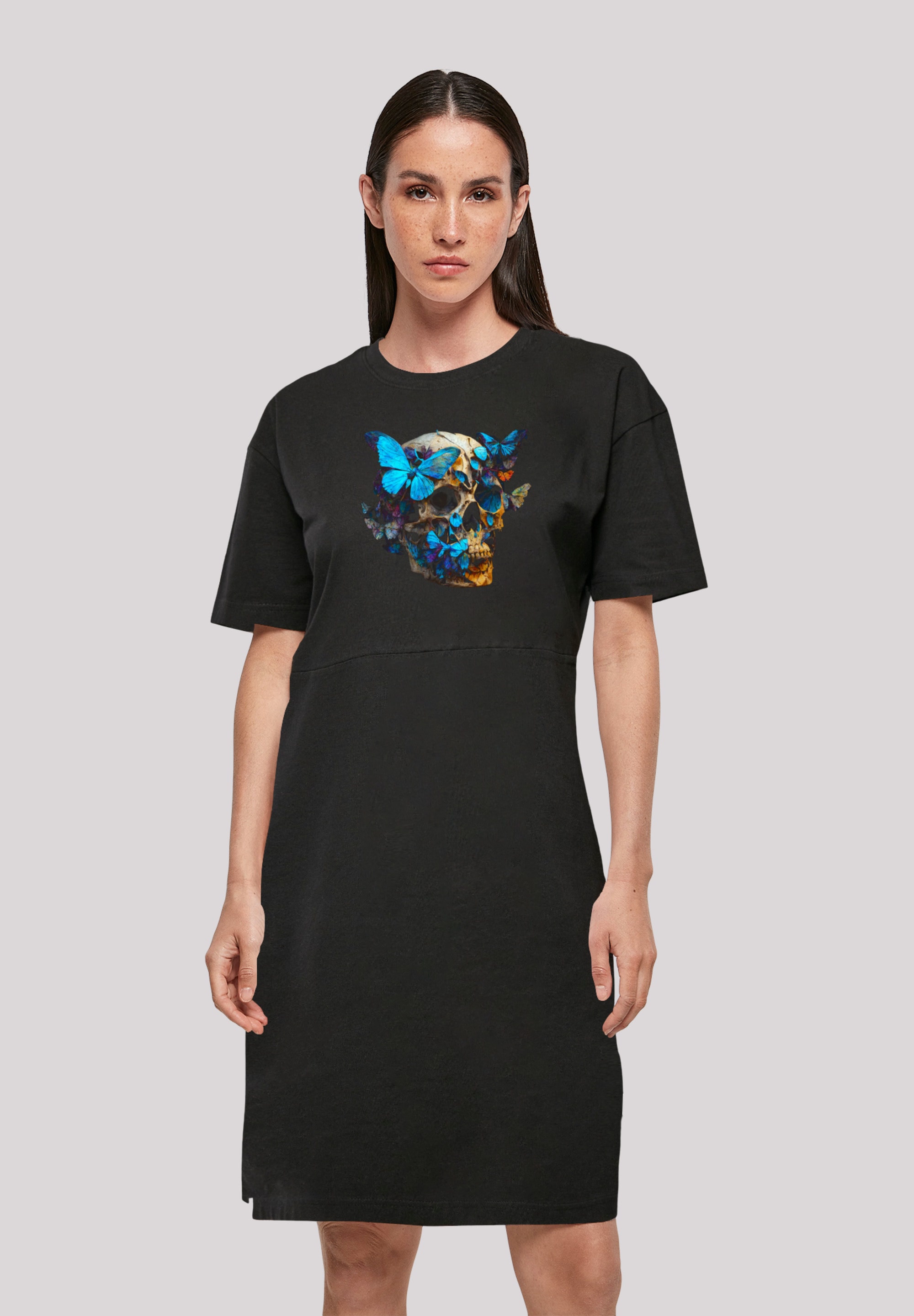 F4NT4STIC Shirtkleid "Skull", Print