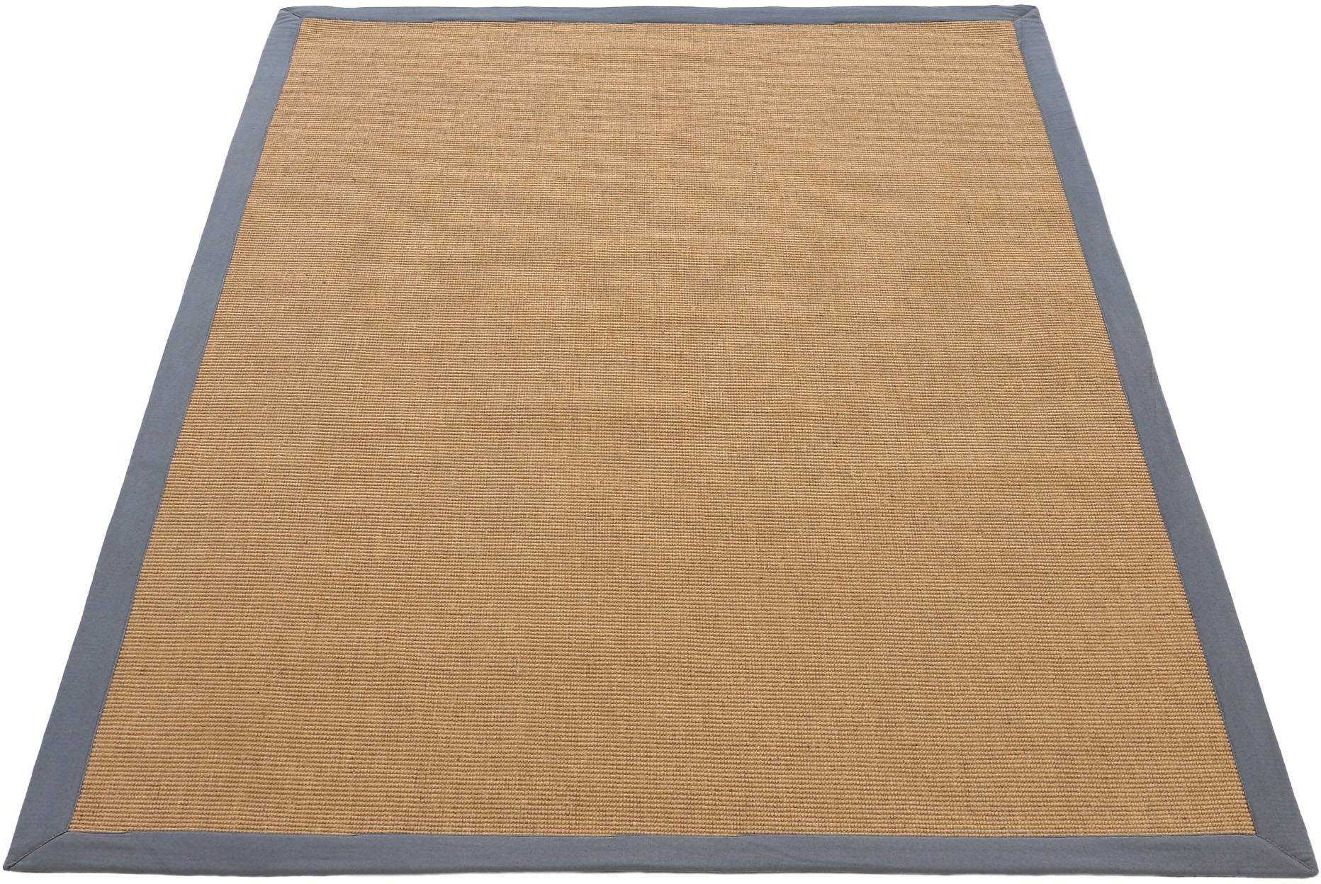 Rutsch Rückseite | farbiger Sisalteppich carpetfine Bordüre, Anti rechteckig, mit »Sisal«, Rechnung auf BAUR
