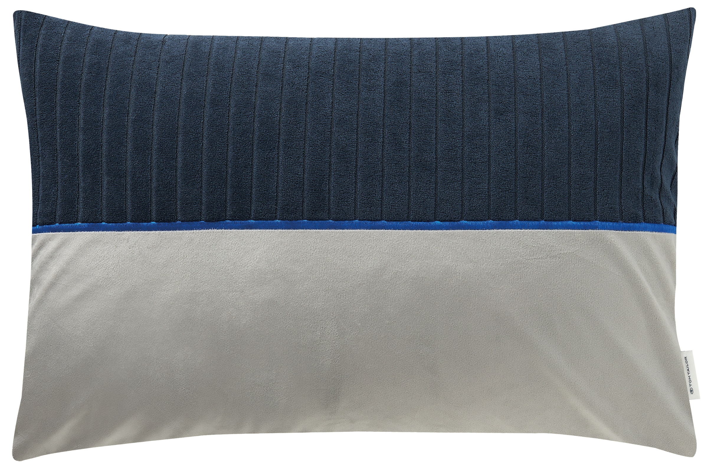 TOM TAILOR HOME Kissenhülle "Cord" mit Stickerei günstig online kaufen
