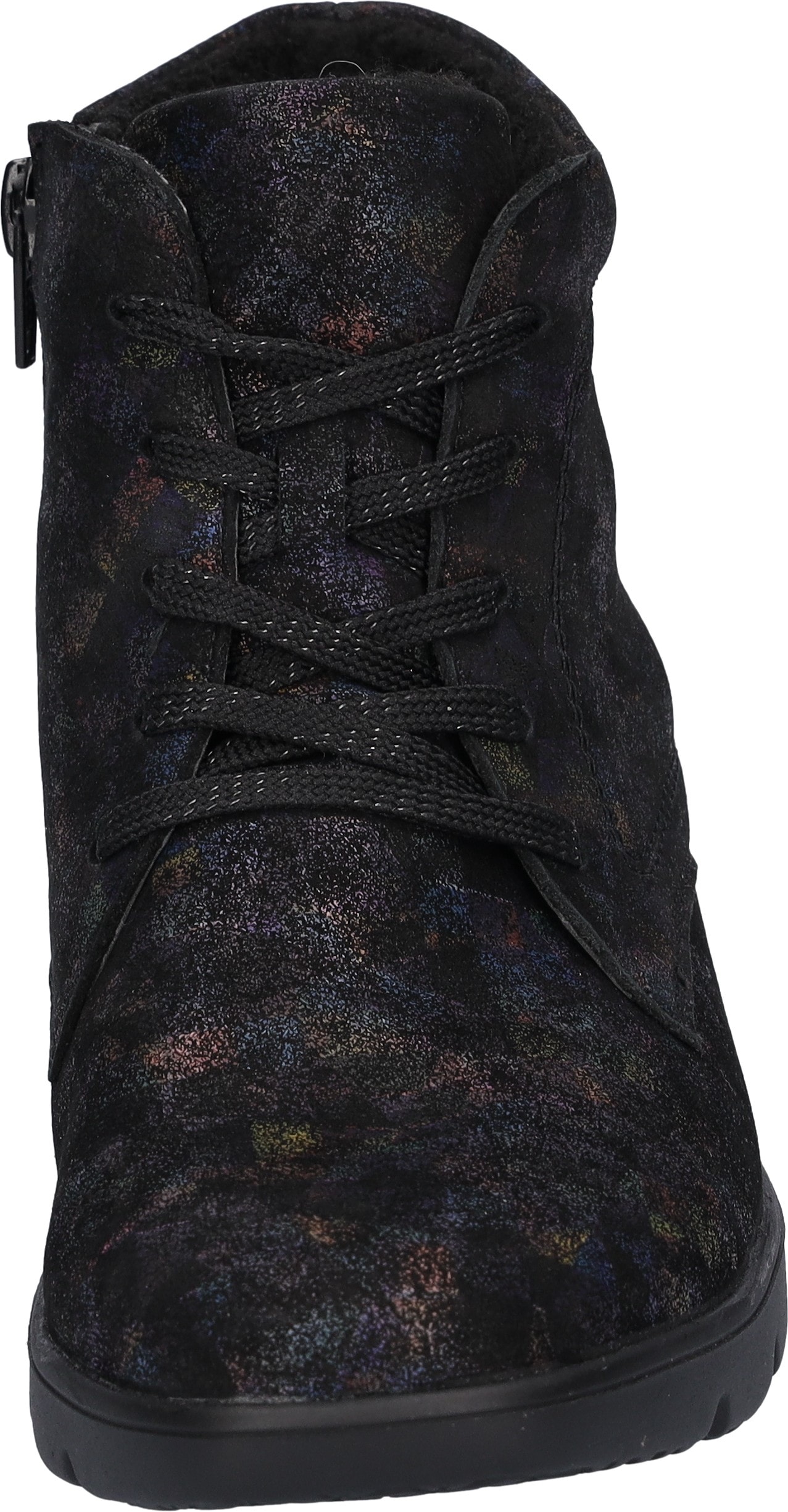 Waldläufer Schnürboots »H-BRUNI«, Winterboots, Metallic-Look, in Bequemweite G (= weit)