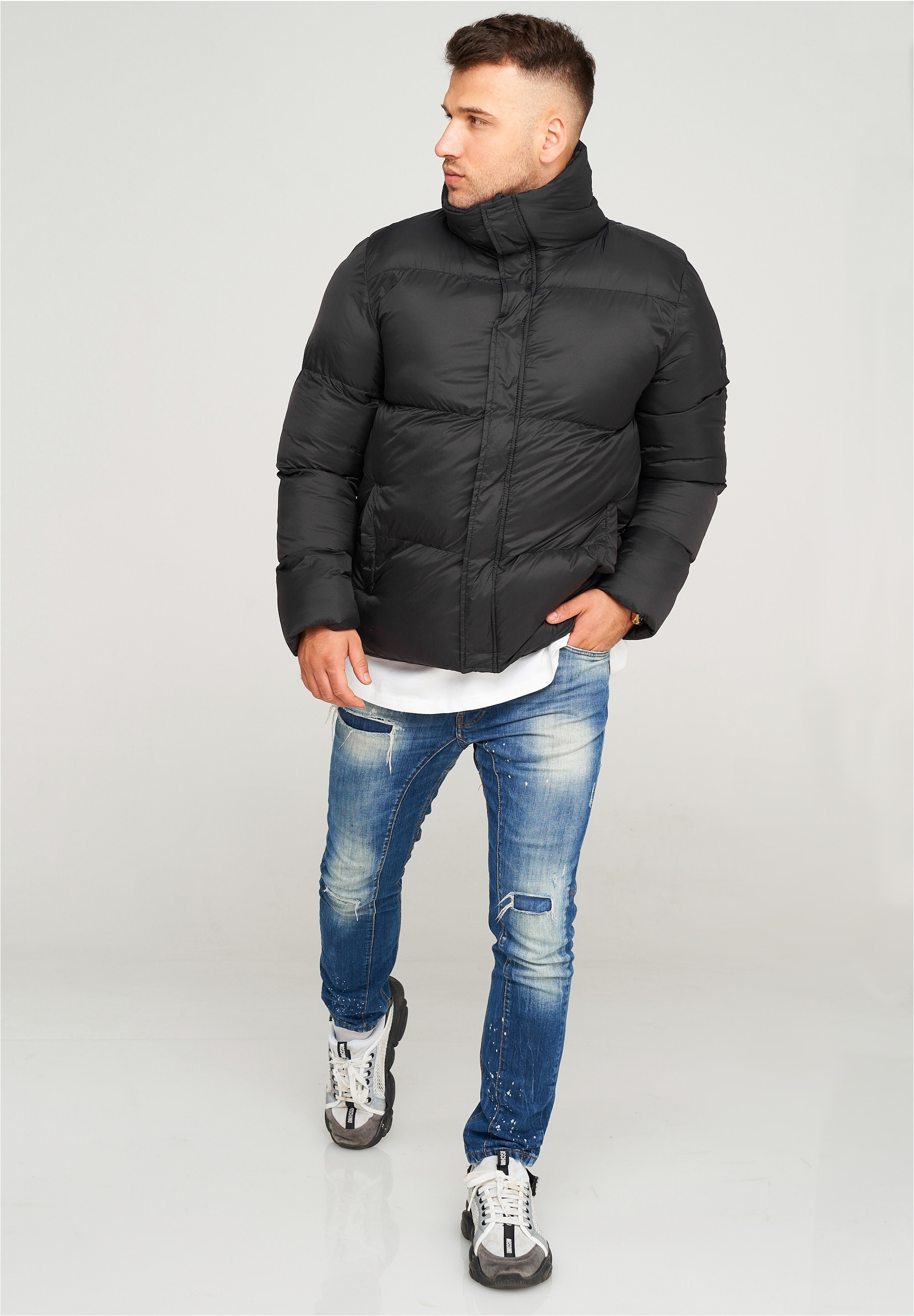 behype Steppjacke »BHJEFFREY PUFFER«, mit hohem Kragen