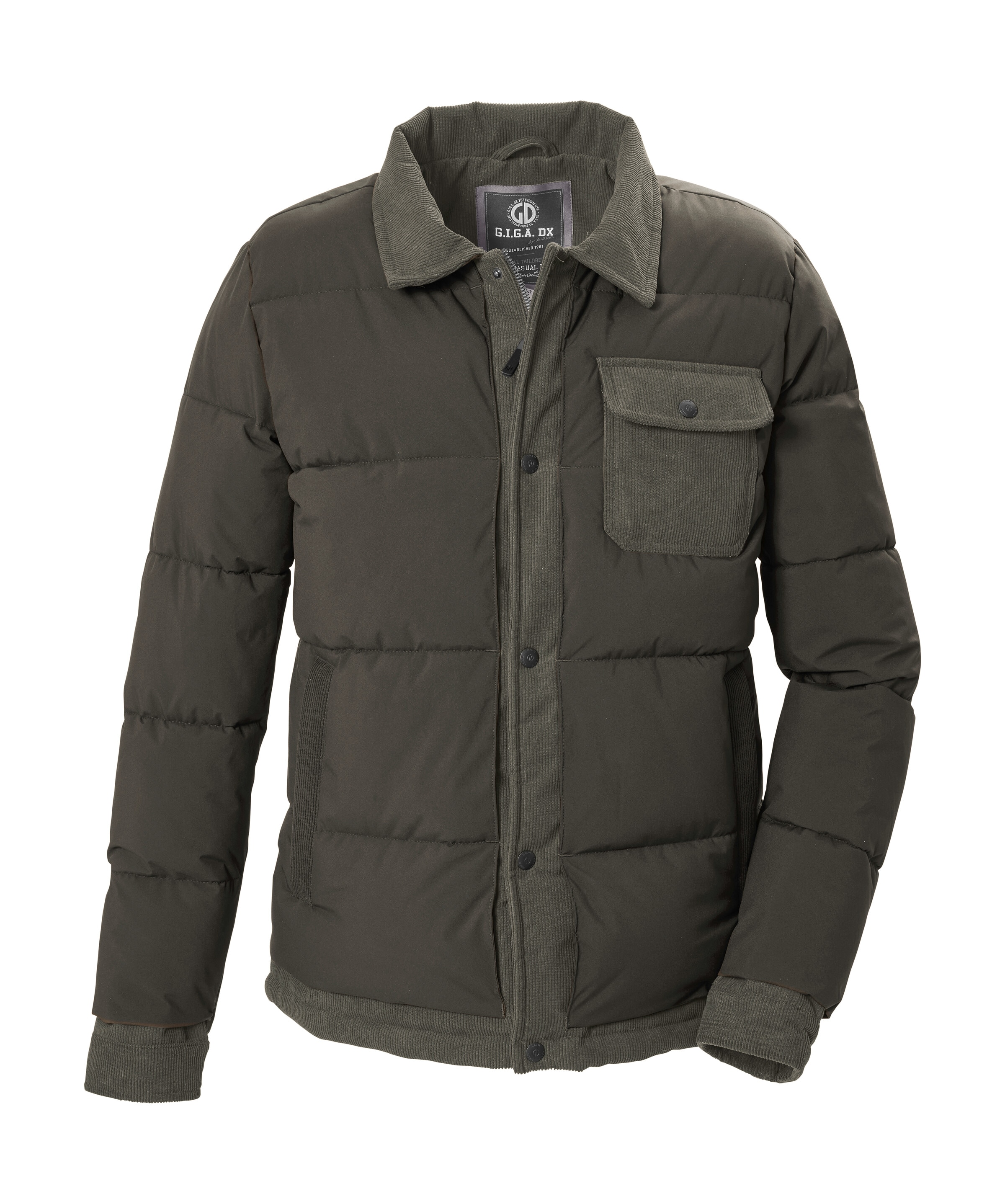 G.I.G.A. DX by killtec Steppjacke "GW 2 MN QLTD JCKT" Leichte, winddichte Steppjacke mit Hemdoptik und Stauraum