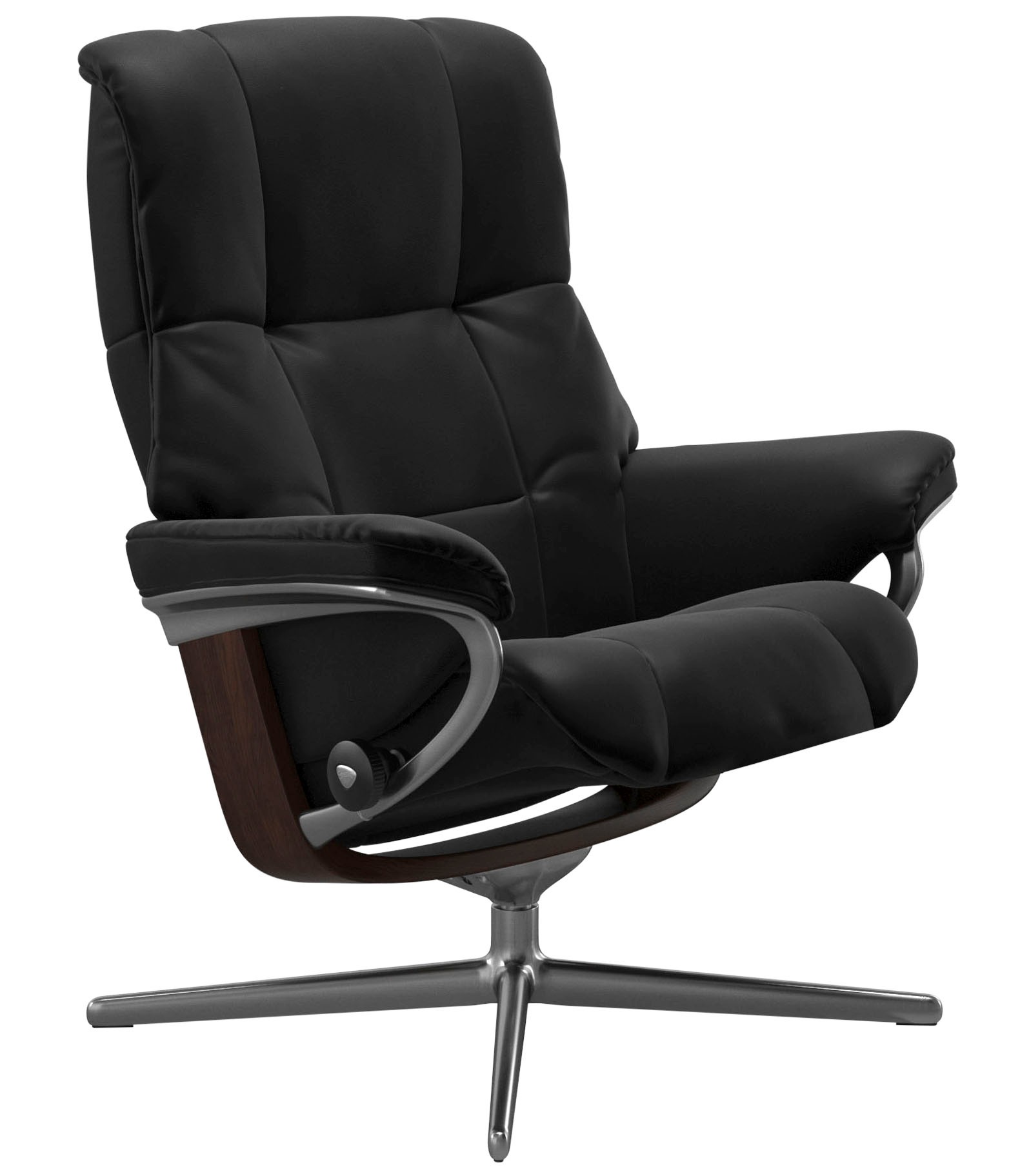 Stressless® Relaxsessel »Mayfair«, mit Cross Base, Größe S, M & L, Holzakzent Braun