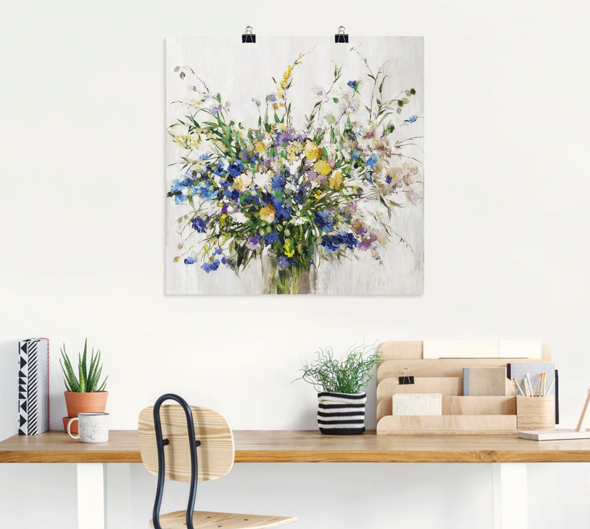 Artland Wandbild »Wildblumenstrauß«, Blumenbilder, (1 St.), als Leinwandbild, Poster in verschied. Größen