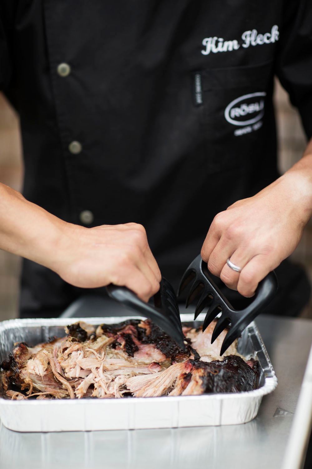 Thumbnail - RÖSLE Fleischgabel "Pulled-Pork, 25088" zum Zerteilen von gegartem Fleisch, 2-tlg., Polycarbonat