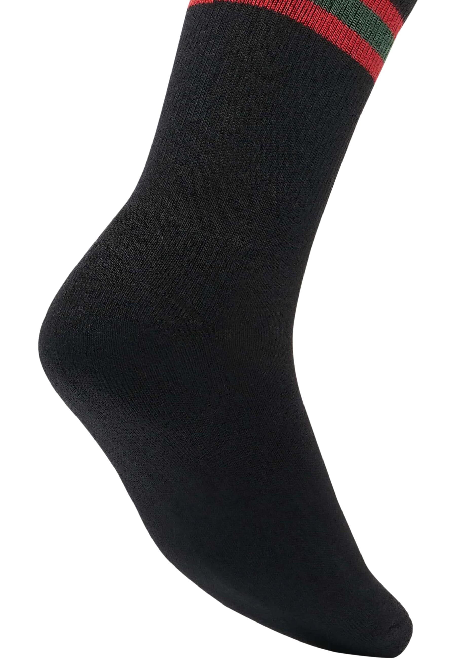 URBAN CLASSICS Basicsocken »Urban Classics Unisex Stripy Sport Socks 2-Pack«, (1 Paar)