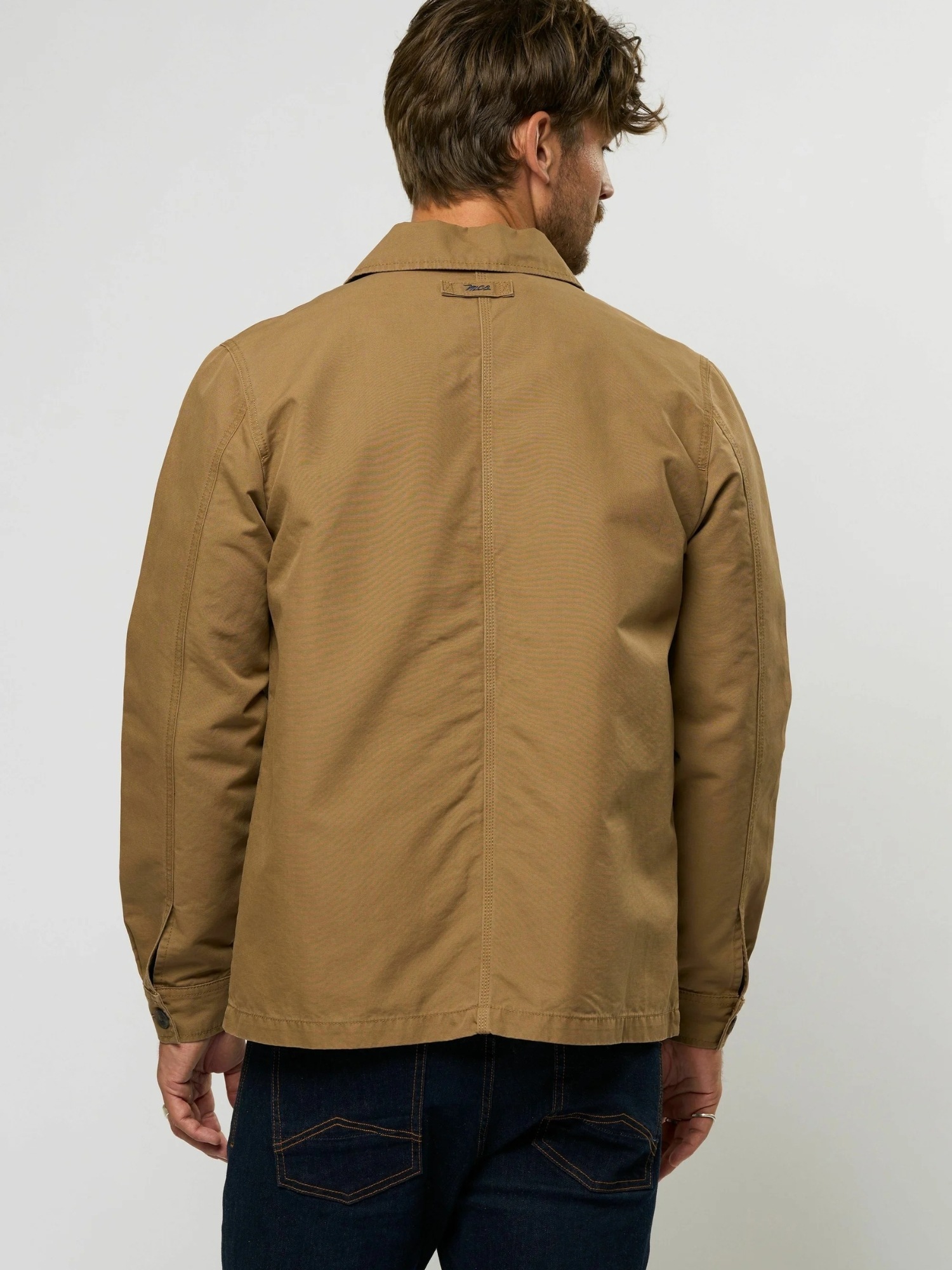 Langarmhemd MCS "MCS Shirt MCCraig", Herren, Gr. XL, Normalgrößen, otter, Obermaterial: 100% Baumwolle, Hemden 3