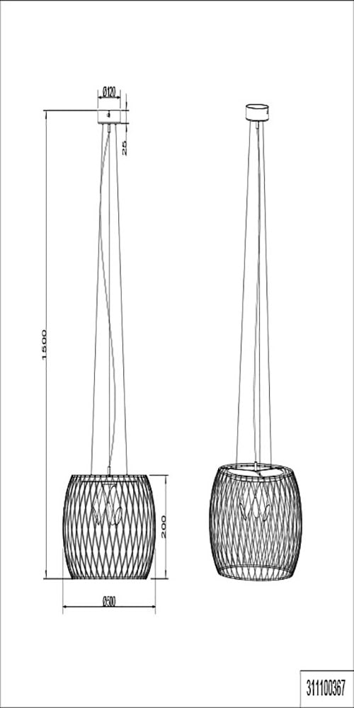 max BAUR | flammig-flammig, Leuchten Metallschirm E27 40W, 3 Hängelampe höhenverstellbar, exkl 3x Pendelleuchte TRIO »Tamil«,