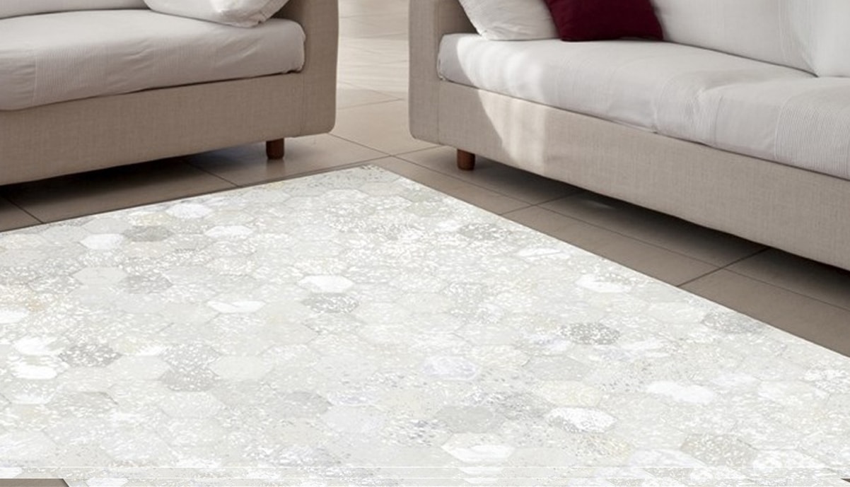 calo-deluxe Fellteppich »Scarllet 210«, rechteckig, 8 mm Höhe, echtes Rinderfell, Wohnzimmer