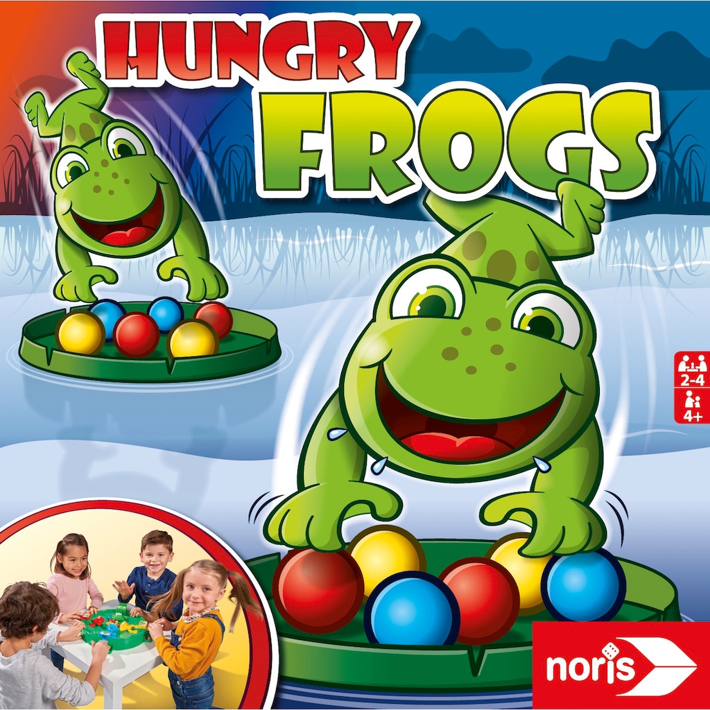 Noris Spiel »Hungry Frogs«