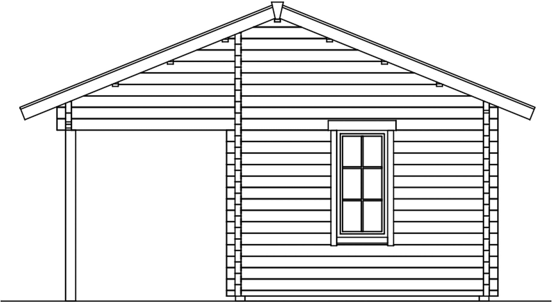 Skanholz Gartenhaus »Calgary«