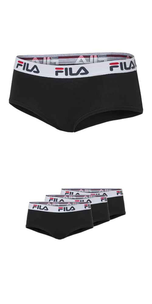 Fila Retro Pants "WOMAN CULOTTE" 3er Pack, elastischer Logobund günstig online kaufen