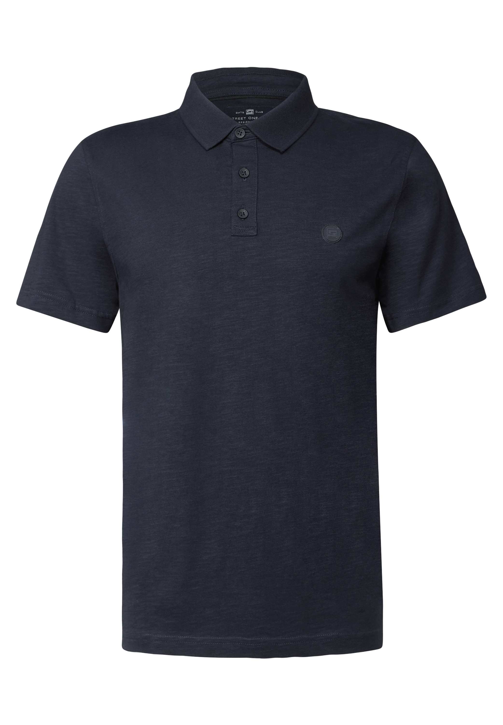 STREET ONE MEN Poloshirt, aus reiner Baumwolle