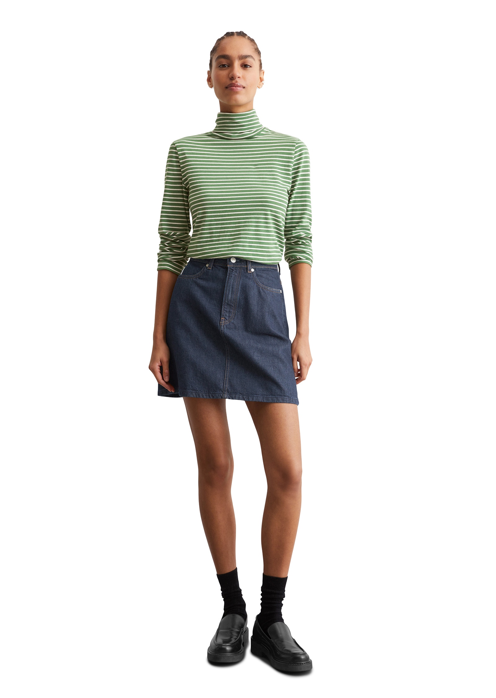 Marc O'Polo DENIM Jeansrock »aus dunklem Rigid Denim«