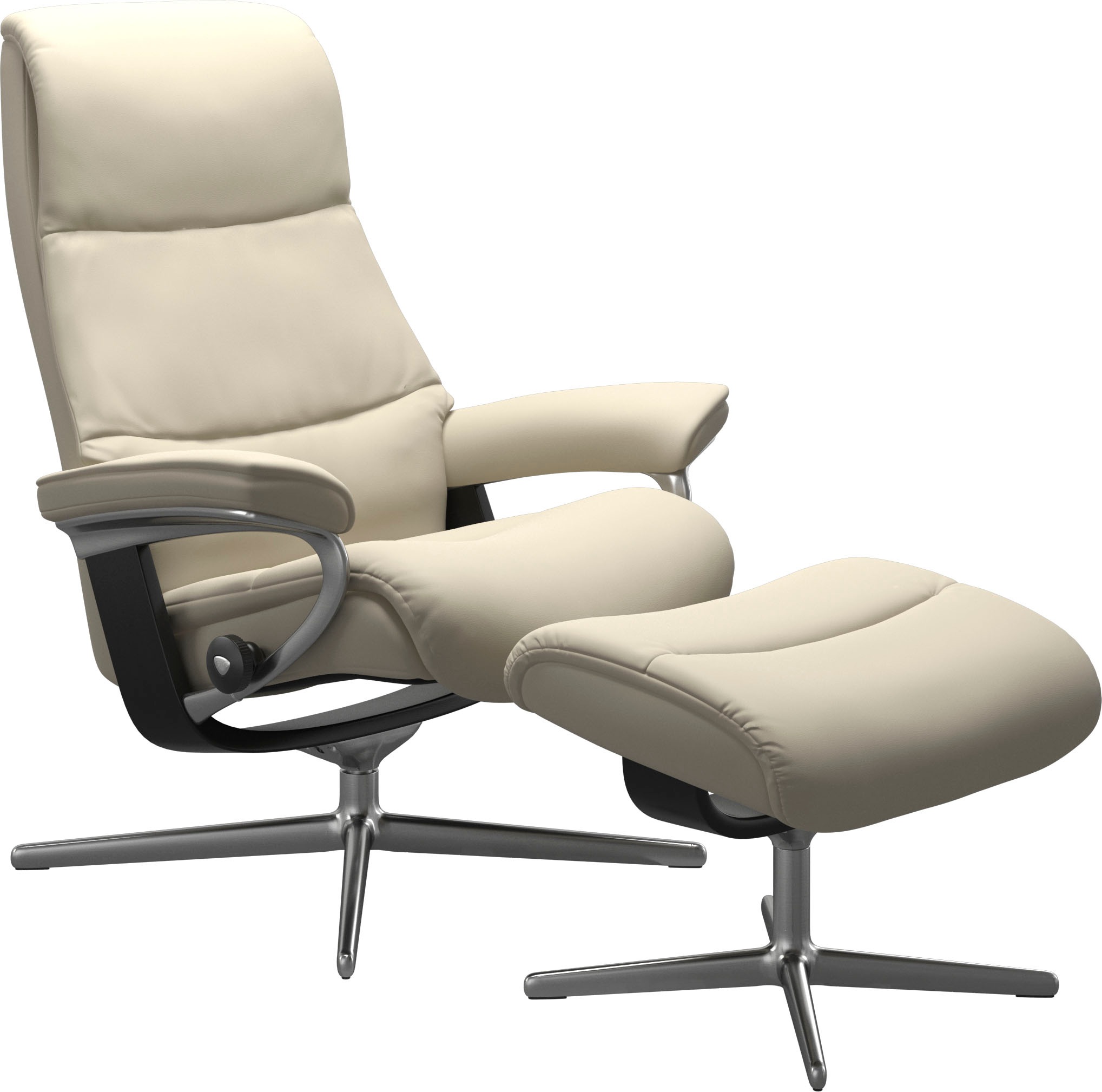 Stressless "View" mit Cross Base, Größe S, M & L, Holzakzent Schwarz günstig online kaufen