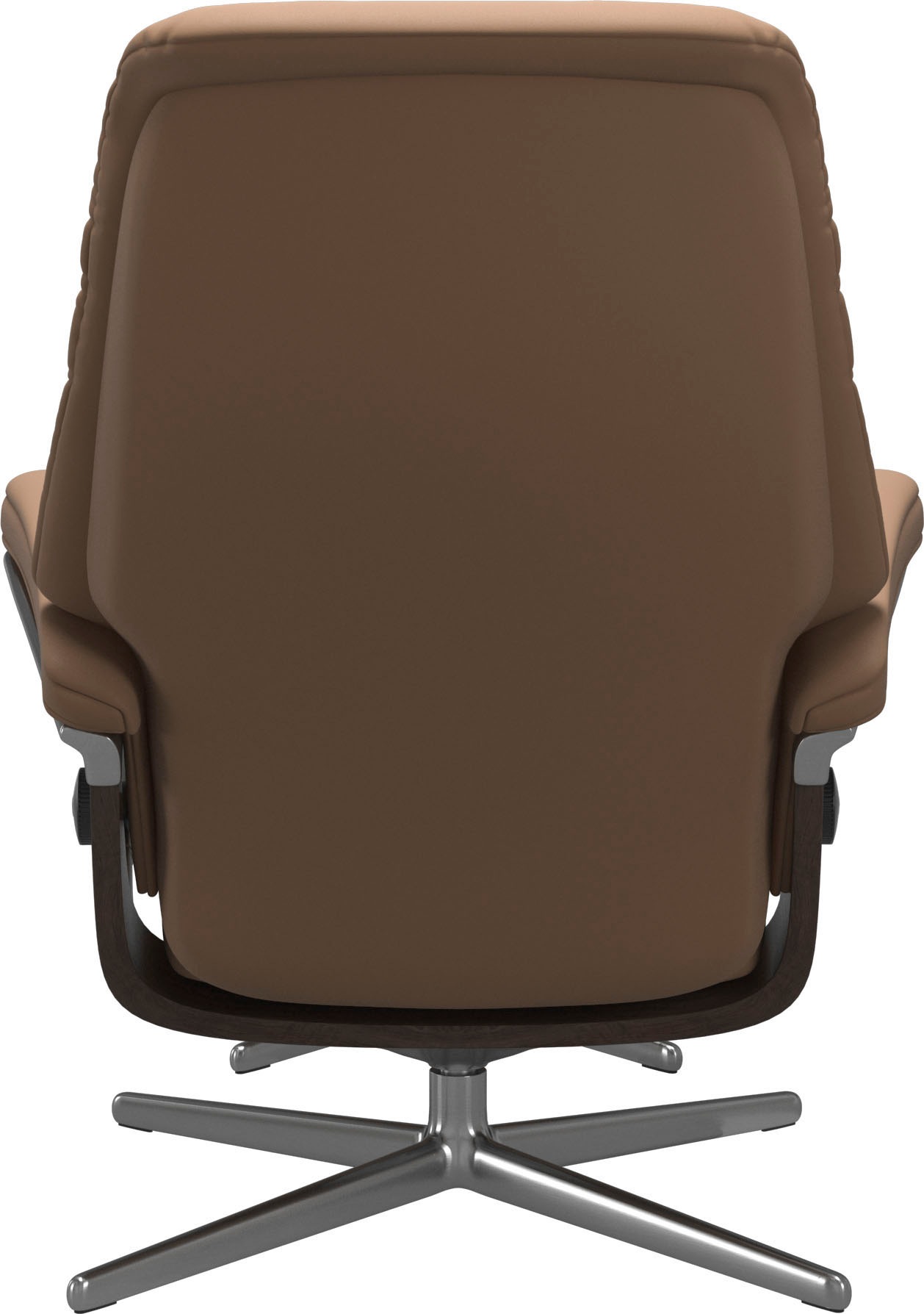 Relaxsessel STRESSLESS "Sunrise", braun (latte batick), B:83cm H:105cm T:74cm, Leder BATICK: BATICK ist ein leicht korrigiertes, durchgefärbtes und genarbtes Möbelleder, bei dem die meisten Unebenheiten und Spuren in der Regel entfernt wurden., Sessel, Re 9