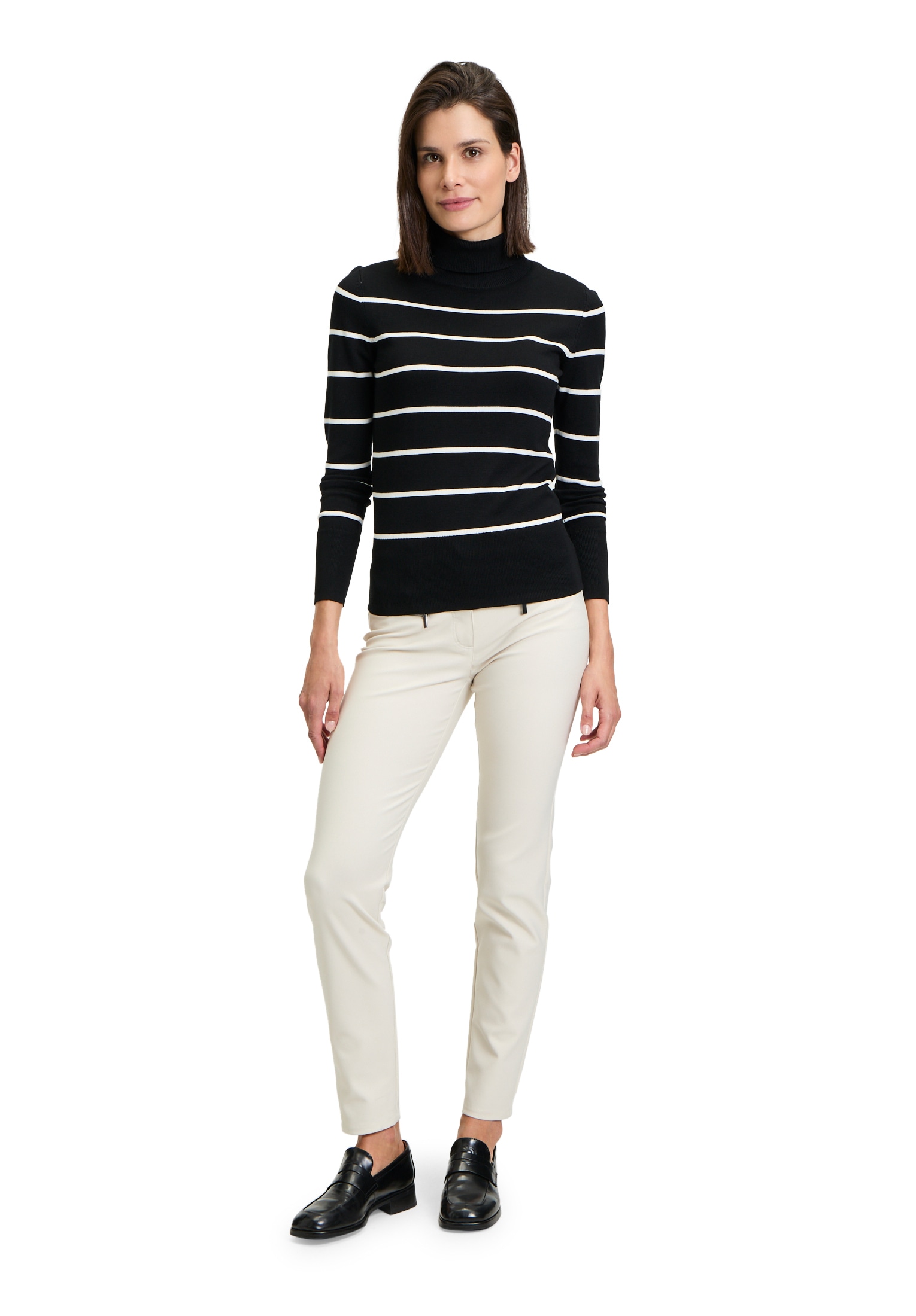 Betty Barclay Strickpullover »Betty Barclay Rollkragenpullover langarm«, (1 tlg.), Kragen